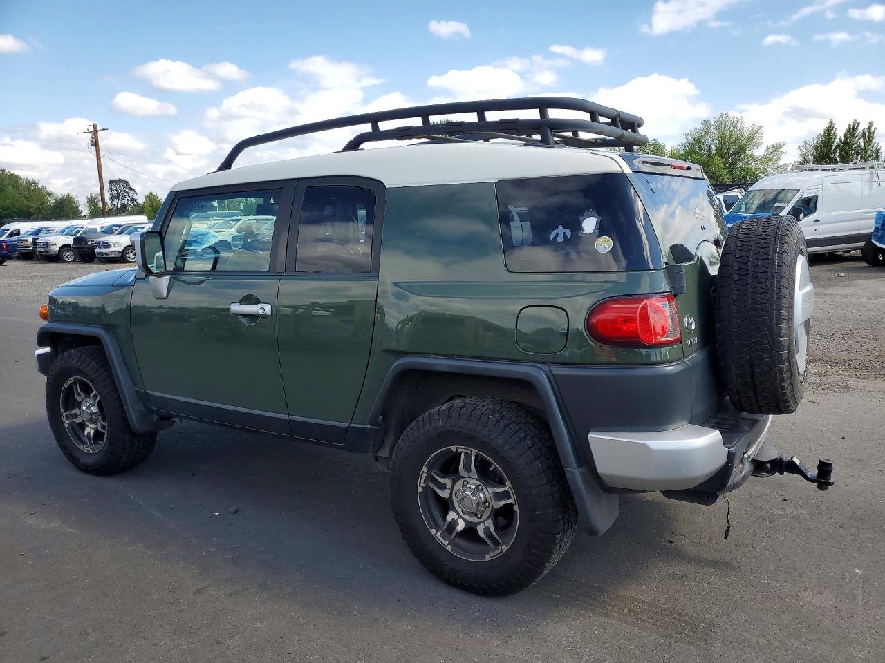 2010 Toyota Fj Cruiser Green vin: JTEBU4BFXAK091348
