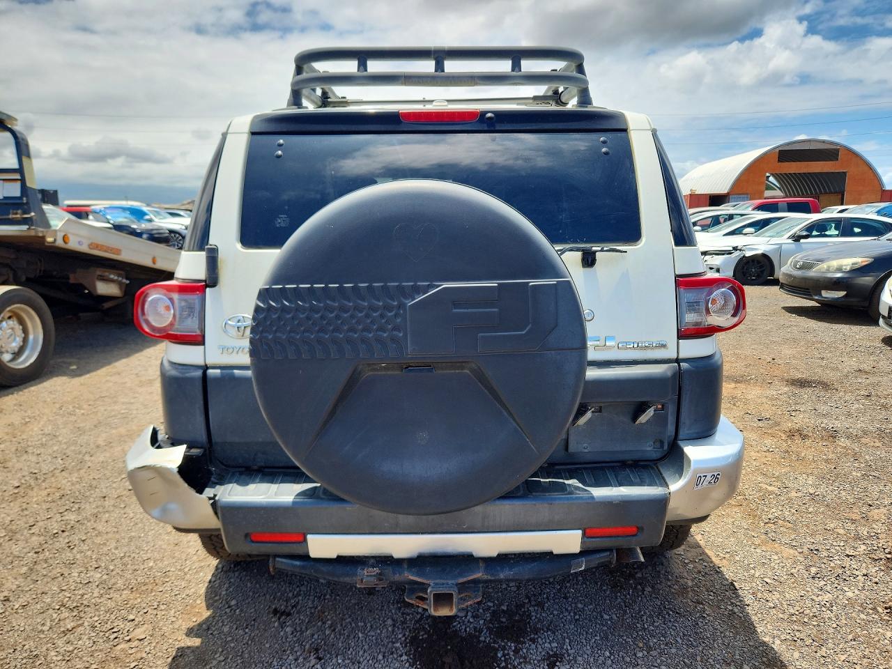 2012 Toyota Fj Cruiser Base Белый vin: JTEBU4BFXCK132810