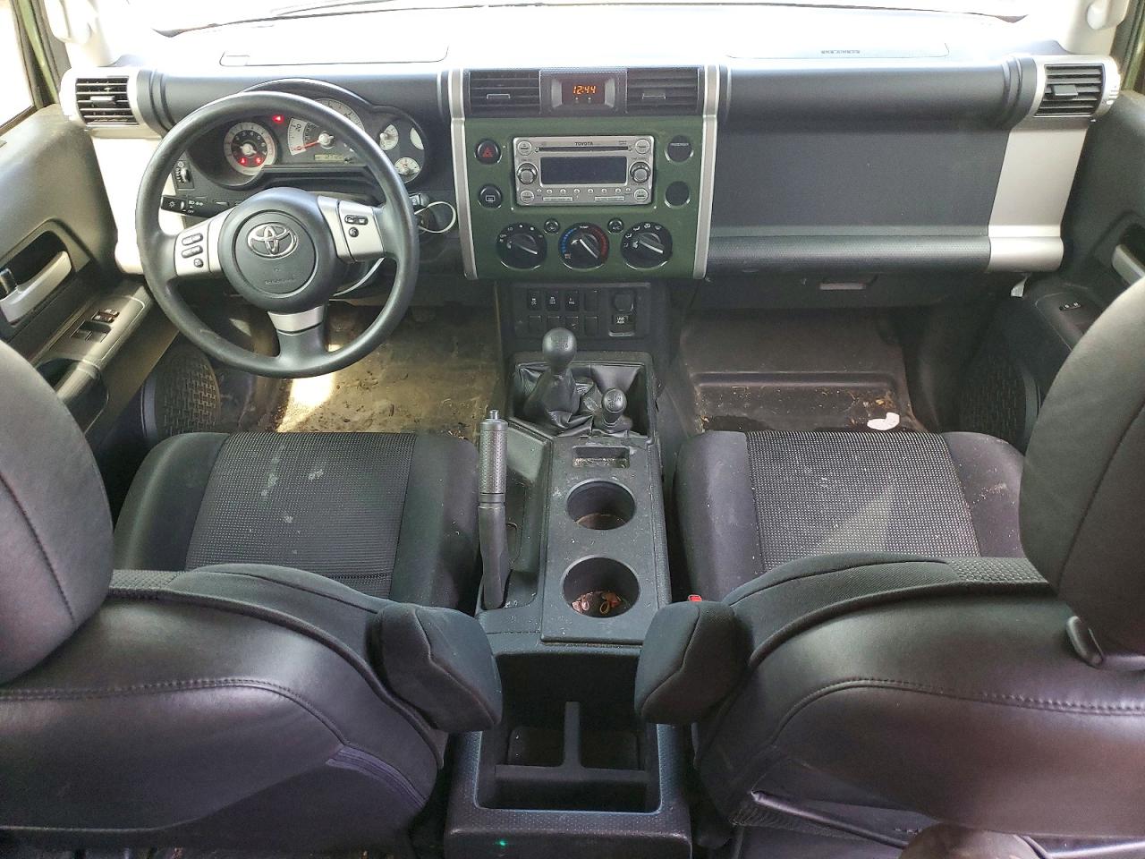 2013 Toyota Fj Cruiser Base Green vin: JTEBU4BFXDK154033
