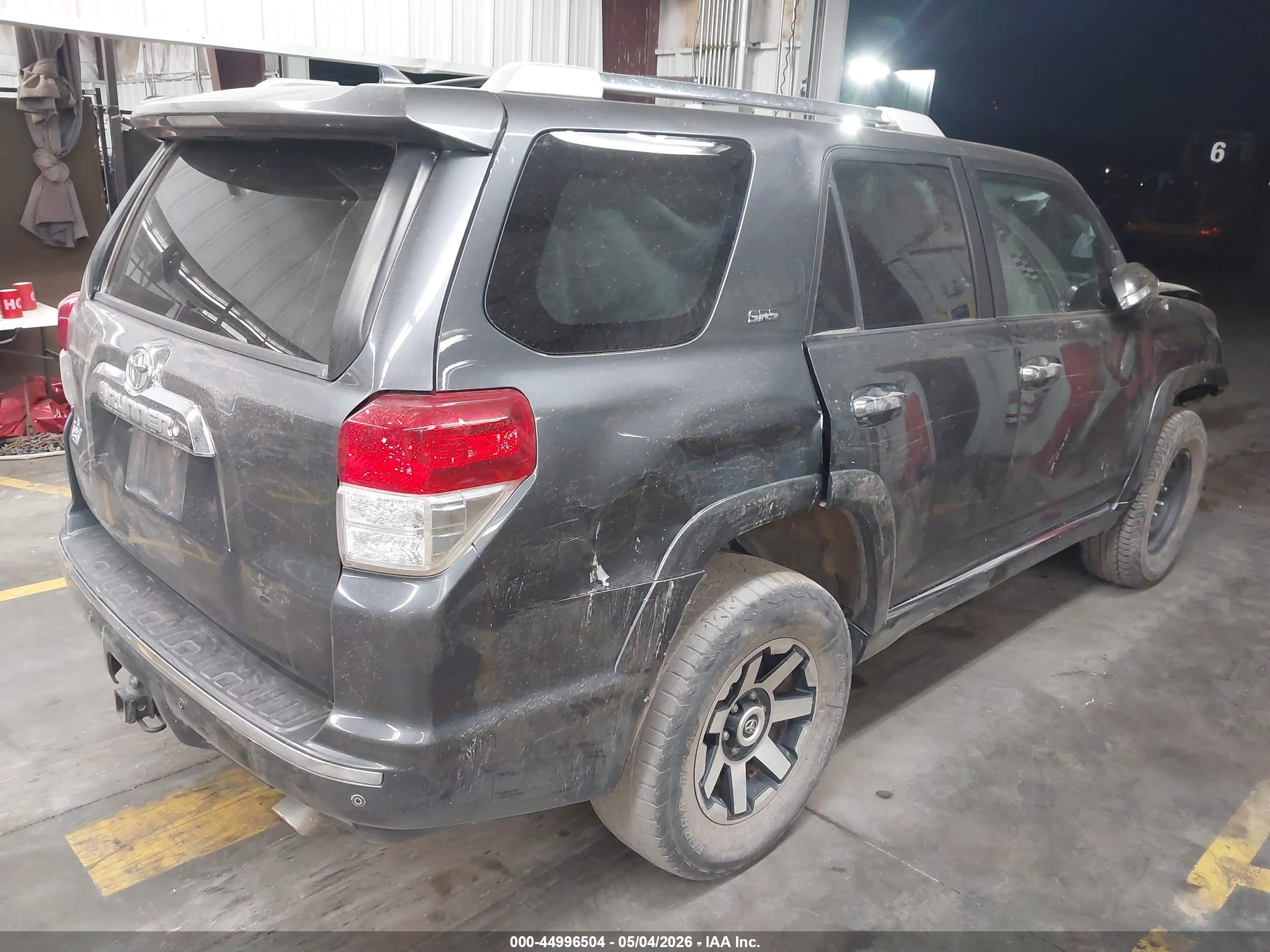 2010 Toyota 4runner Sr5 V6 Gray vin: JTEBU5JR0A5008963
