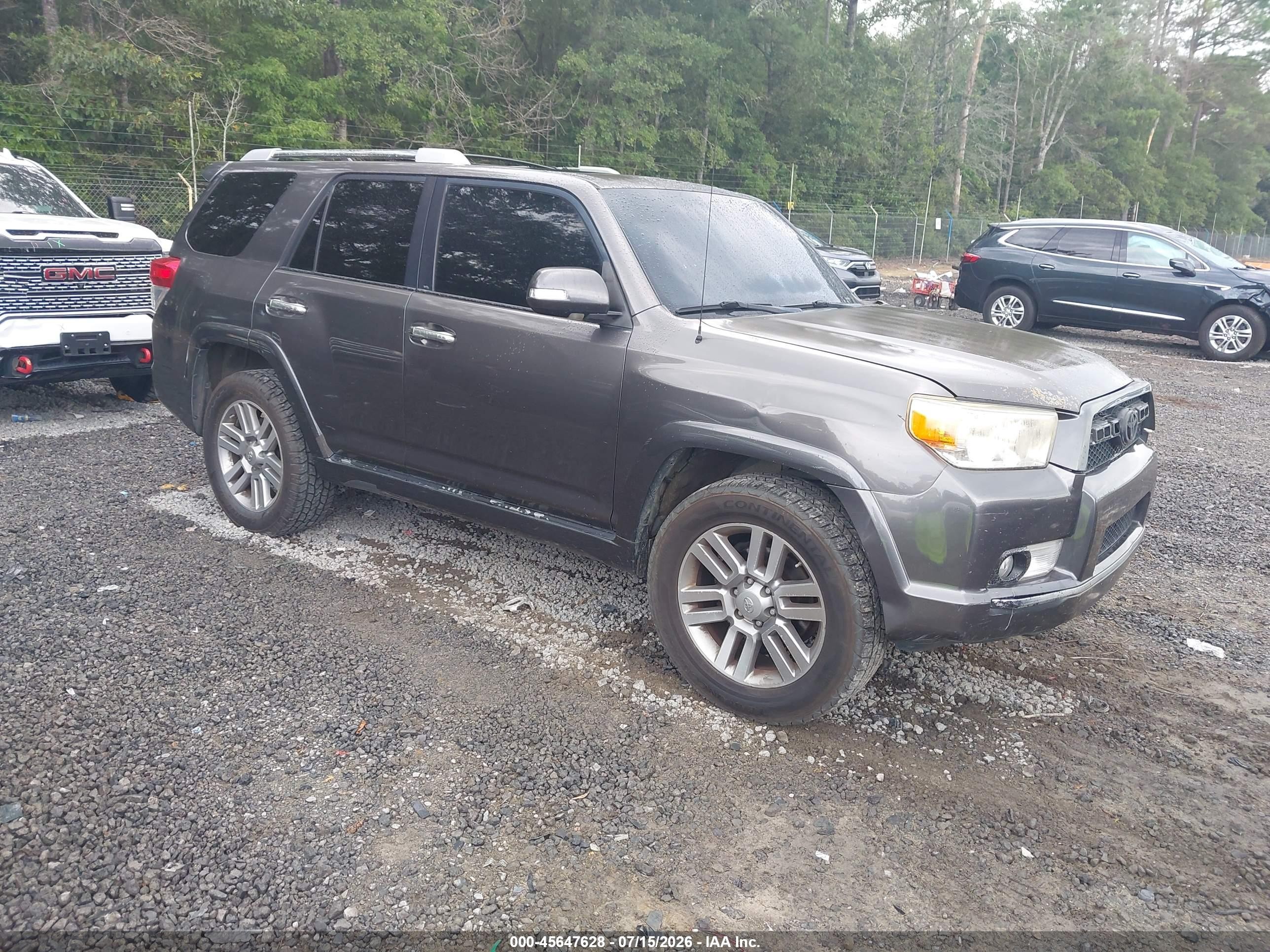 2010 Toyota 4runner Limited V6 Gray vin: JTEBU5JR0A5014777