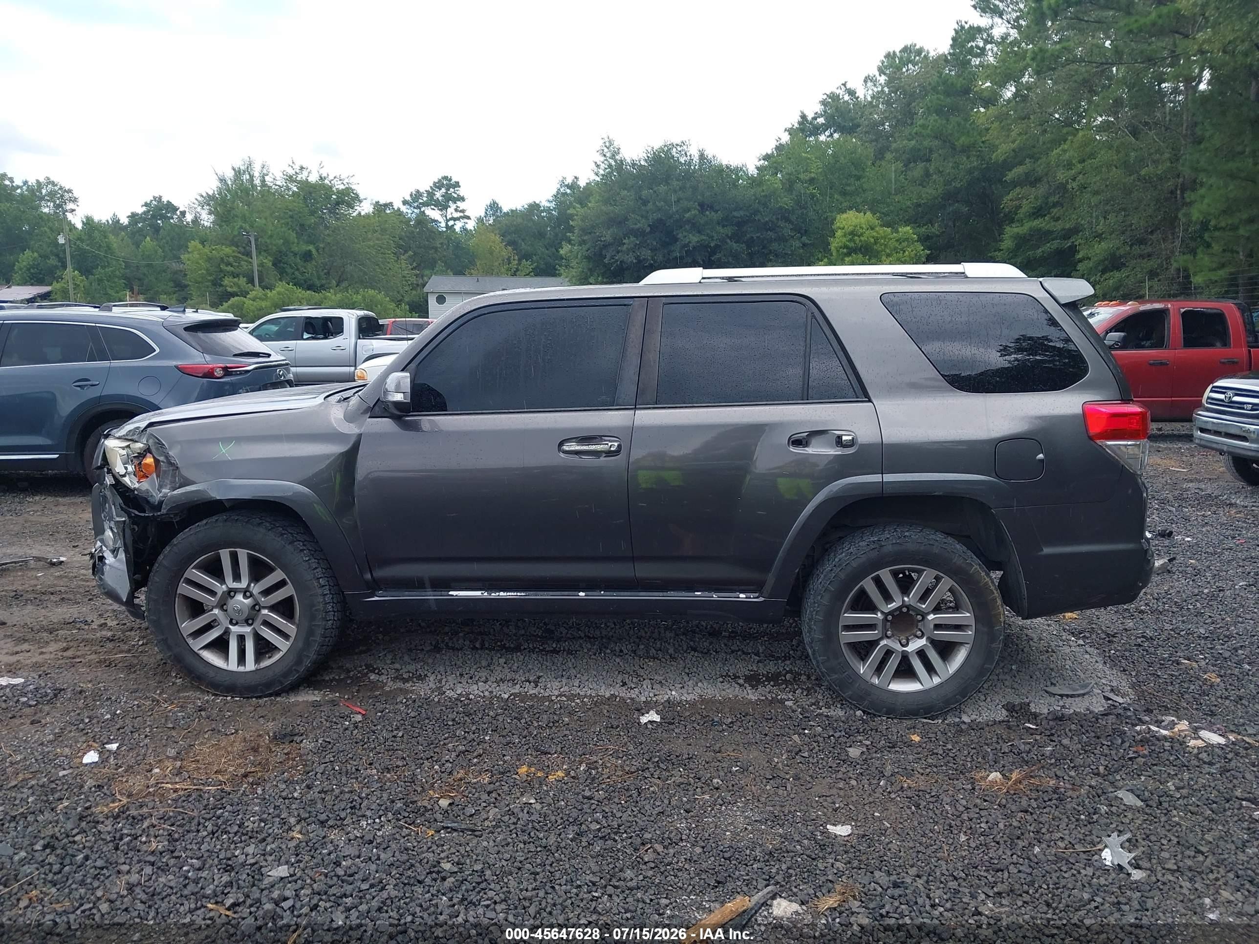 2010 Toyota 4runner Limited V6 Gray vin: JTEBU5JR0A5014777