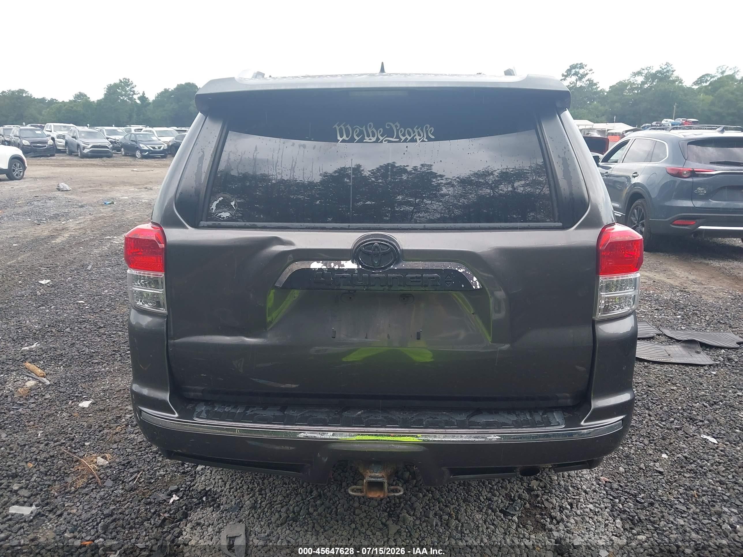 2010 Toyota 4runner Limited V6 Gray vin: JTEBU5JR0A5014777