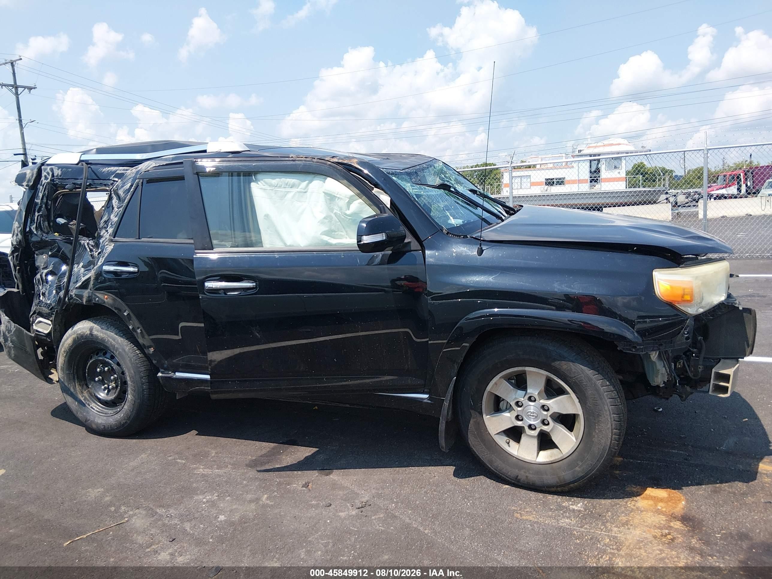 2010 Toyota 4runner Sr5 V6 Black vin: JTEBU5JR0A5021728