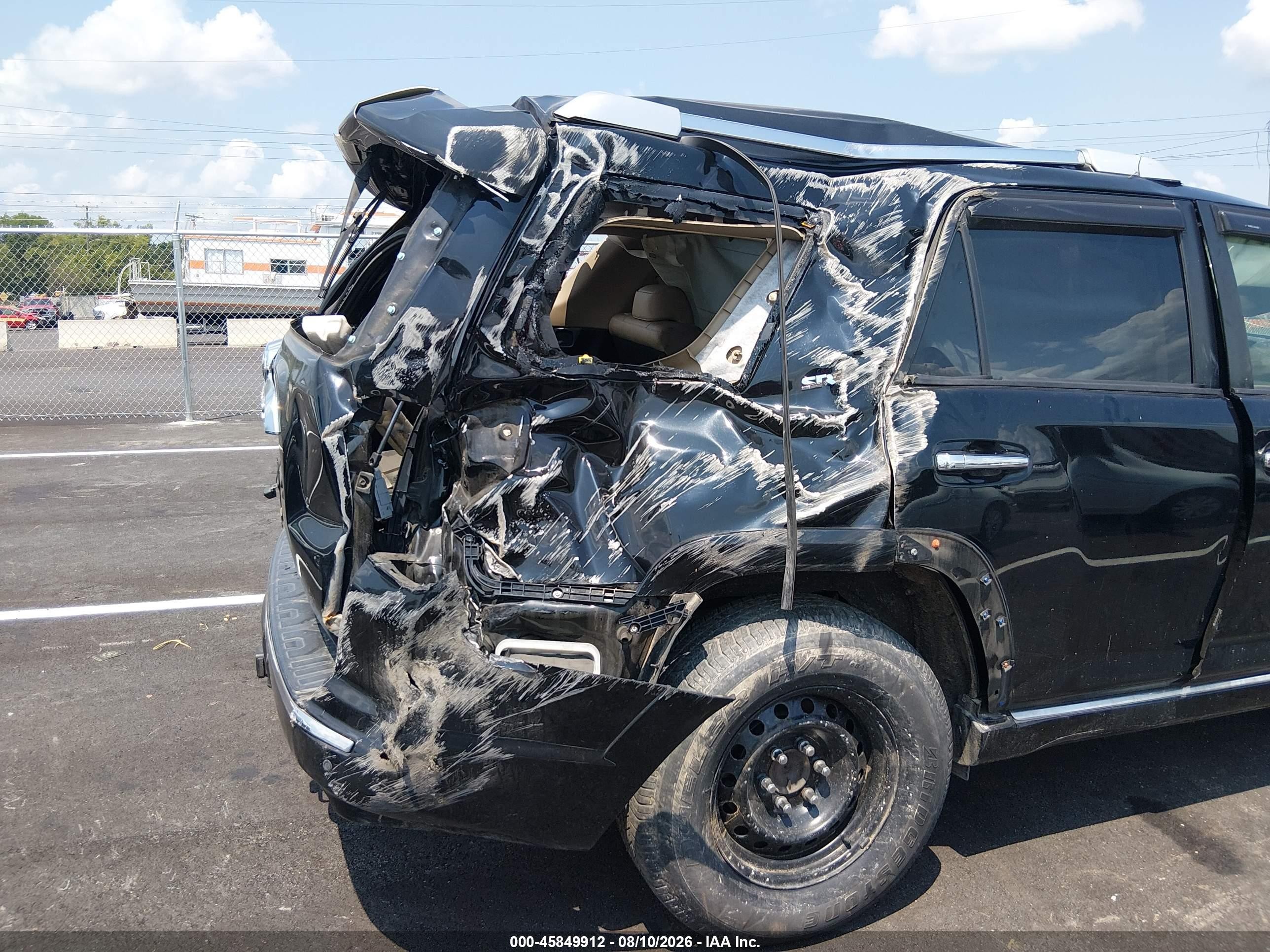 2010 Toyota 4runner Sr5 V6 Black vin: JTEBU5JR0A5021728