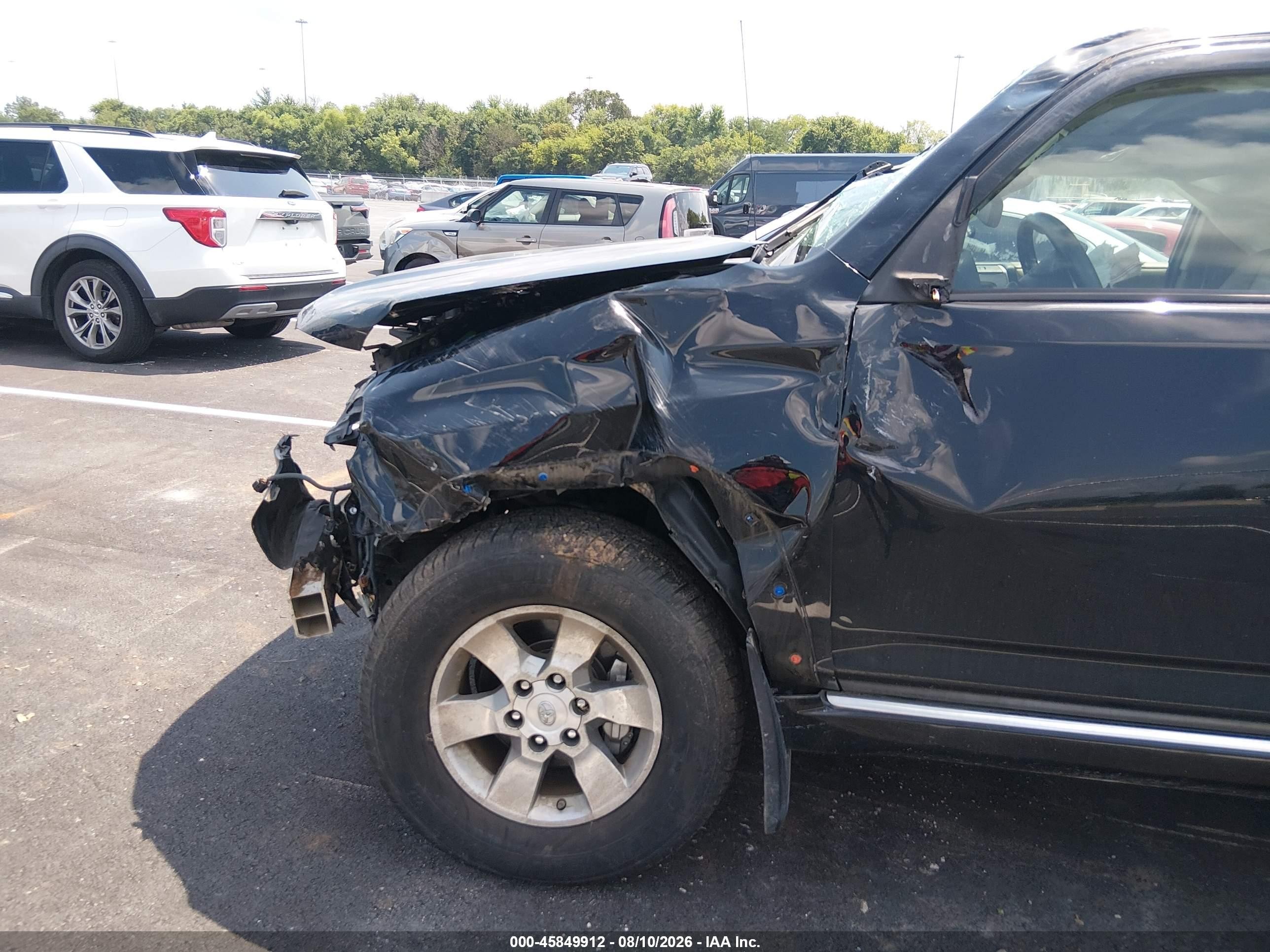 2010 Toyota 4runner Sr5 V6 Black vin: JTEBU5JR0A5021728