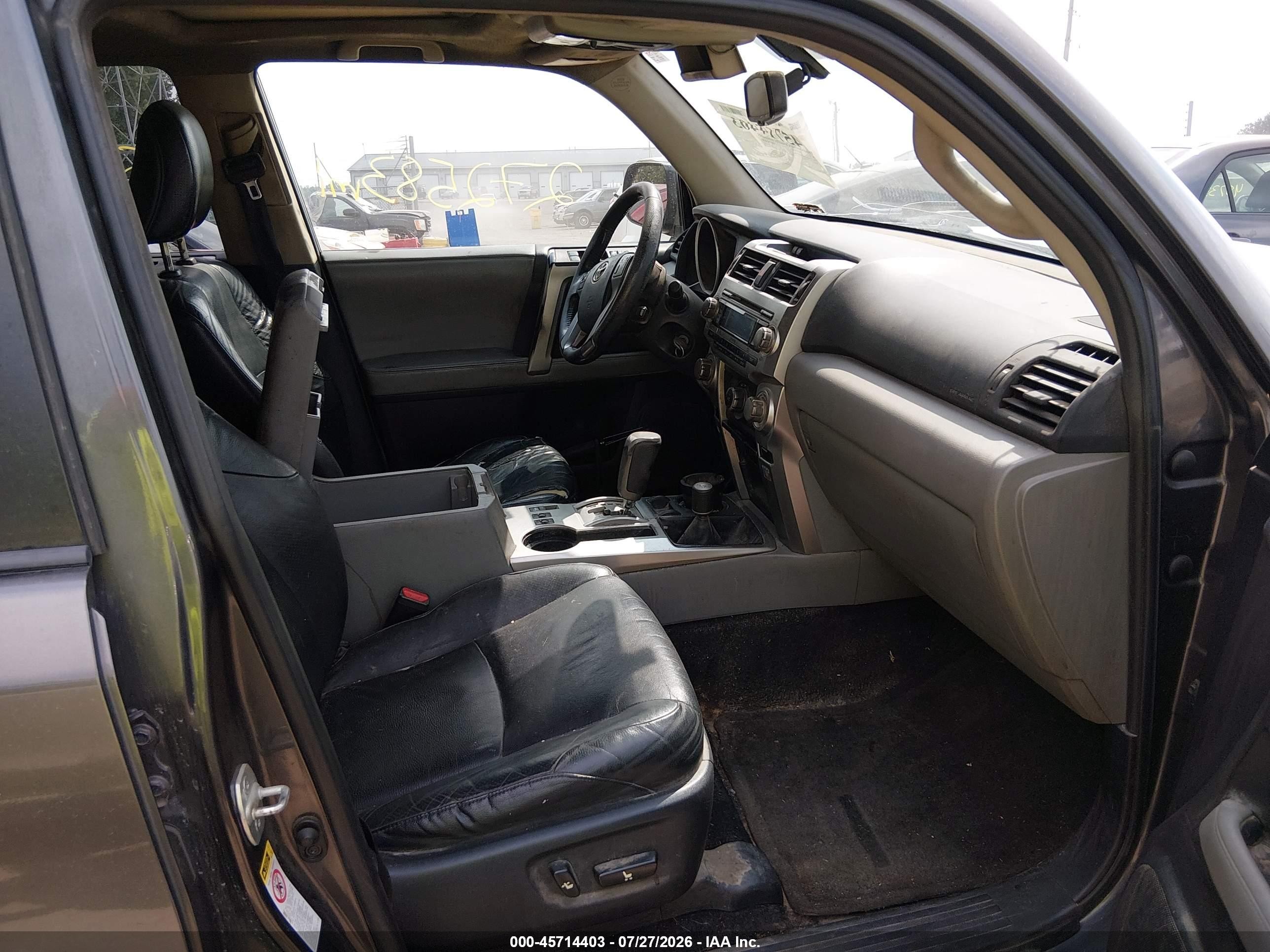 2011 Toyota 4runner Sr5 V6 Gray vin: JTEBU5JR0B5034867