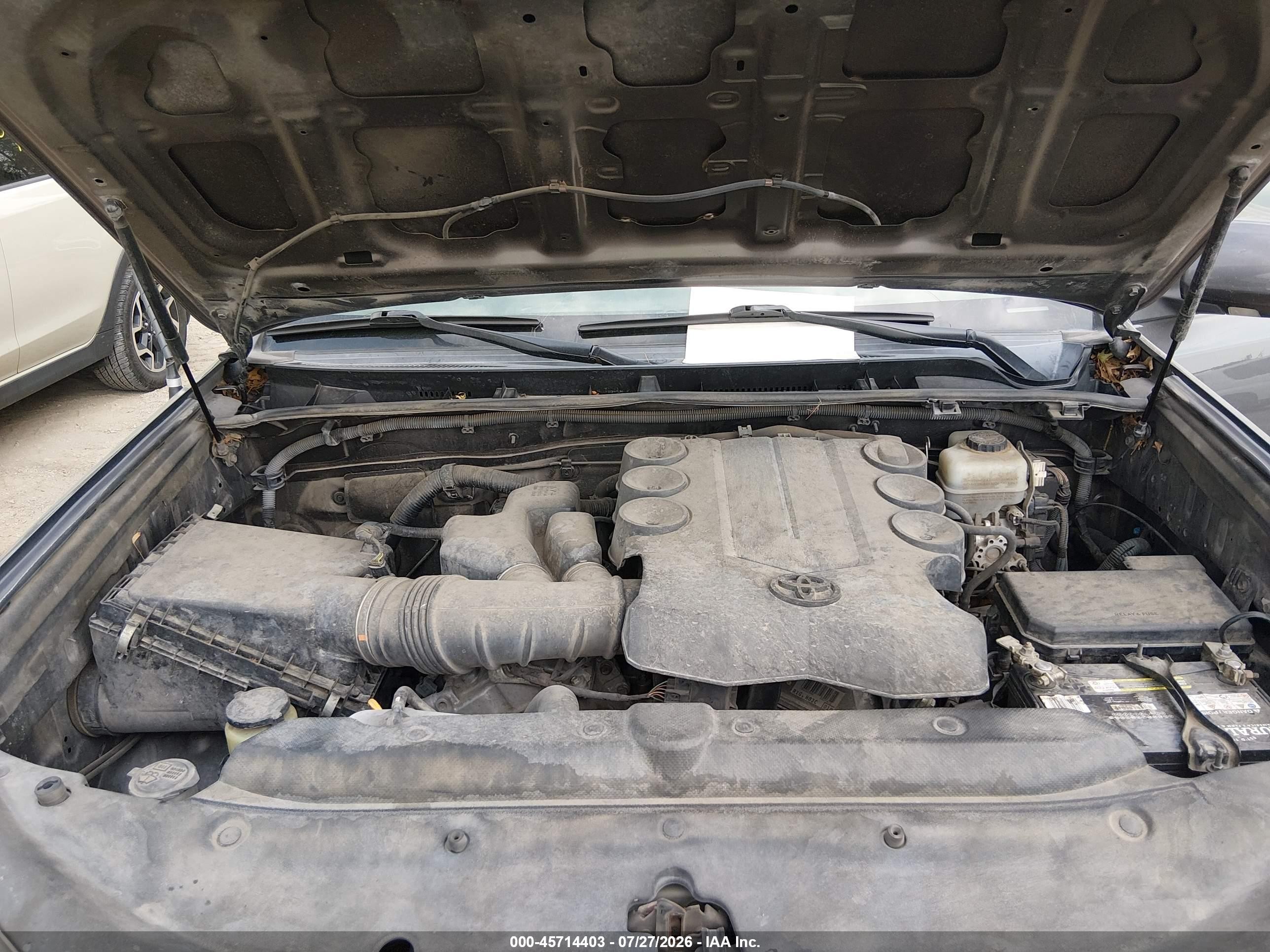 2011 Toyota 4runner Sr5 V6 Gray vin: JTEBU5JR0B5034867