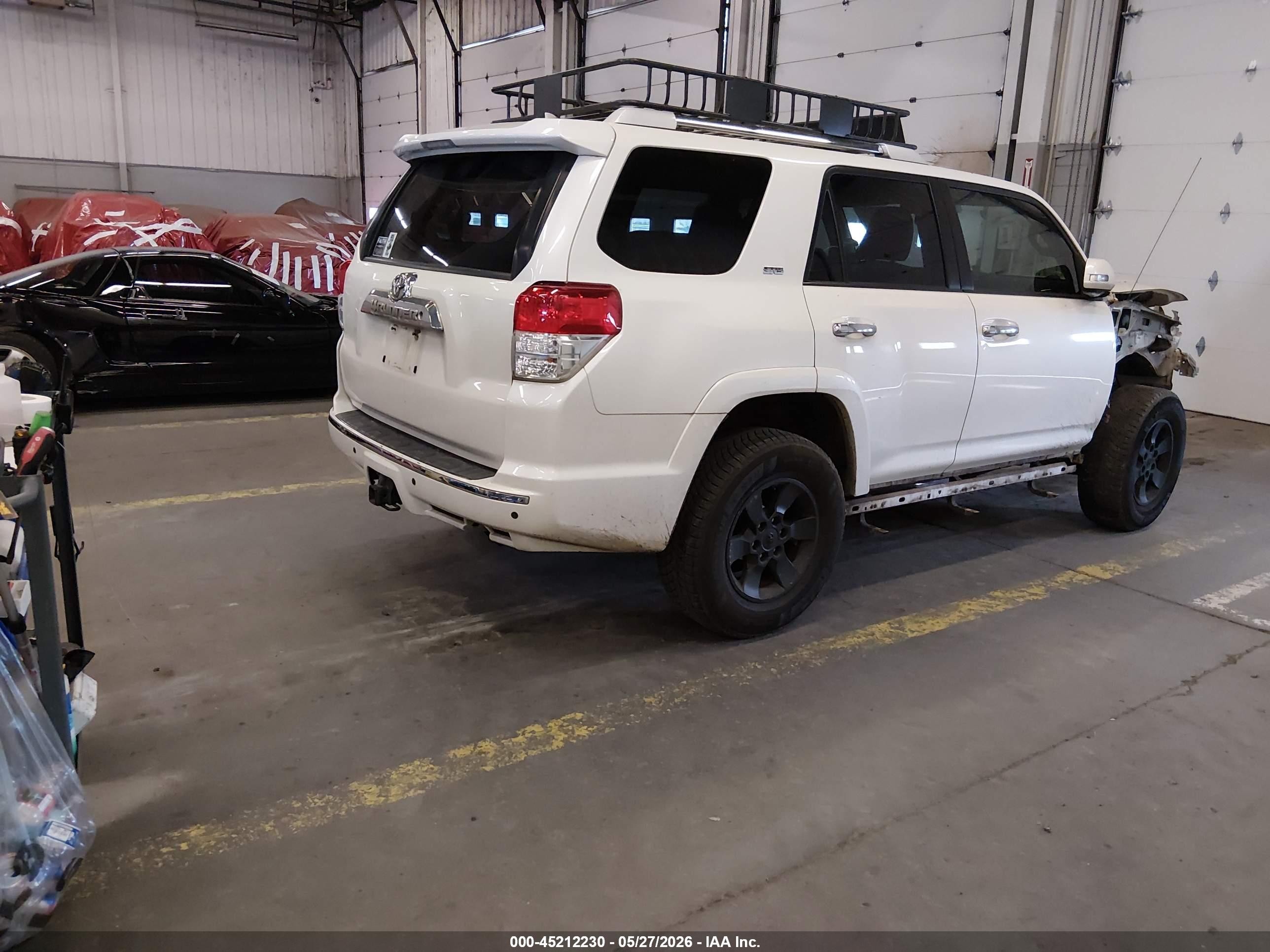 2012 Toyota 4runner Sr5 White vin: JTEBU5JR0C5100965