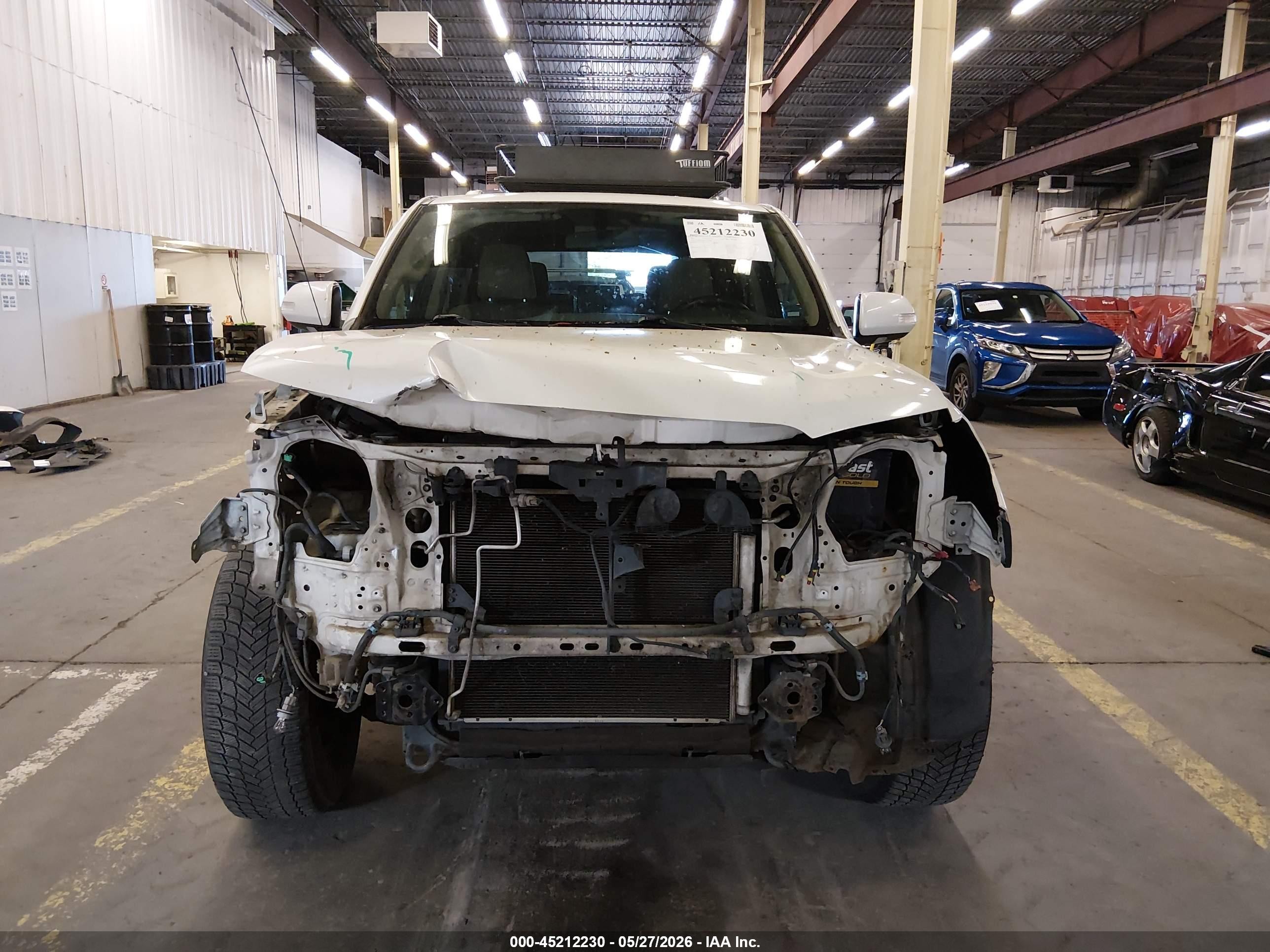 2012 Toyota 4runner Sr5 White vin: JTEBU5JR0C5100965