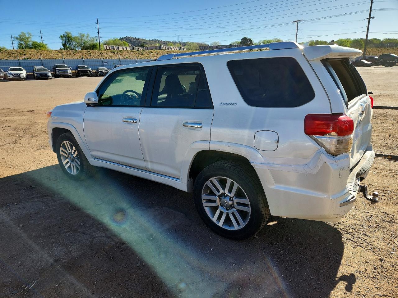 2012 Toyota 4runner Limited White vin: JTEBU5JR0C5106619