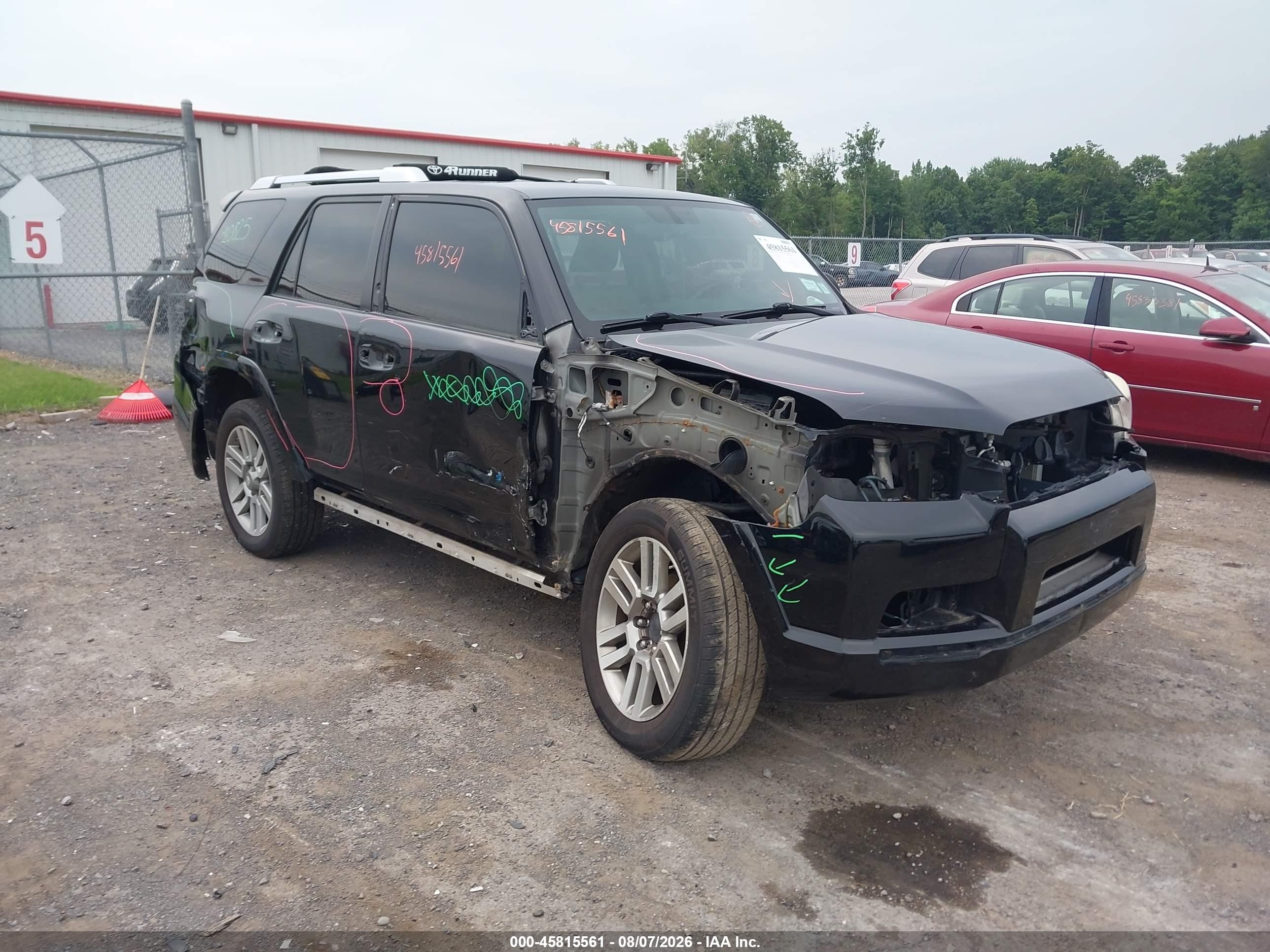 2013 Toyota 4runner Limited Black vin: JTEBU5JR0D5130033