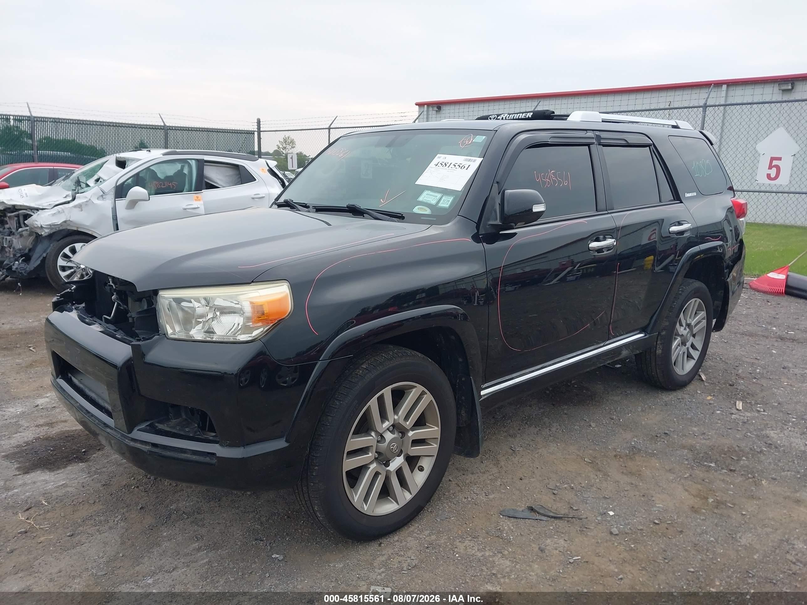 2013 Toyota 4runner Limited Black vin: JTEBU5JR0D5130033