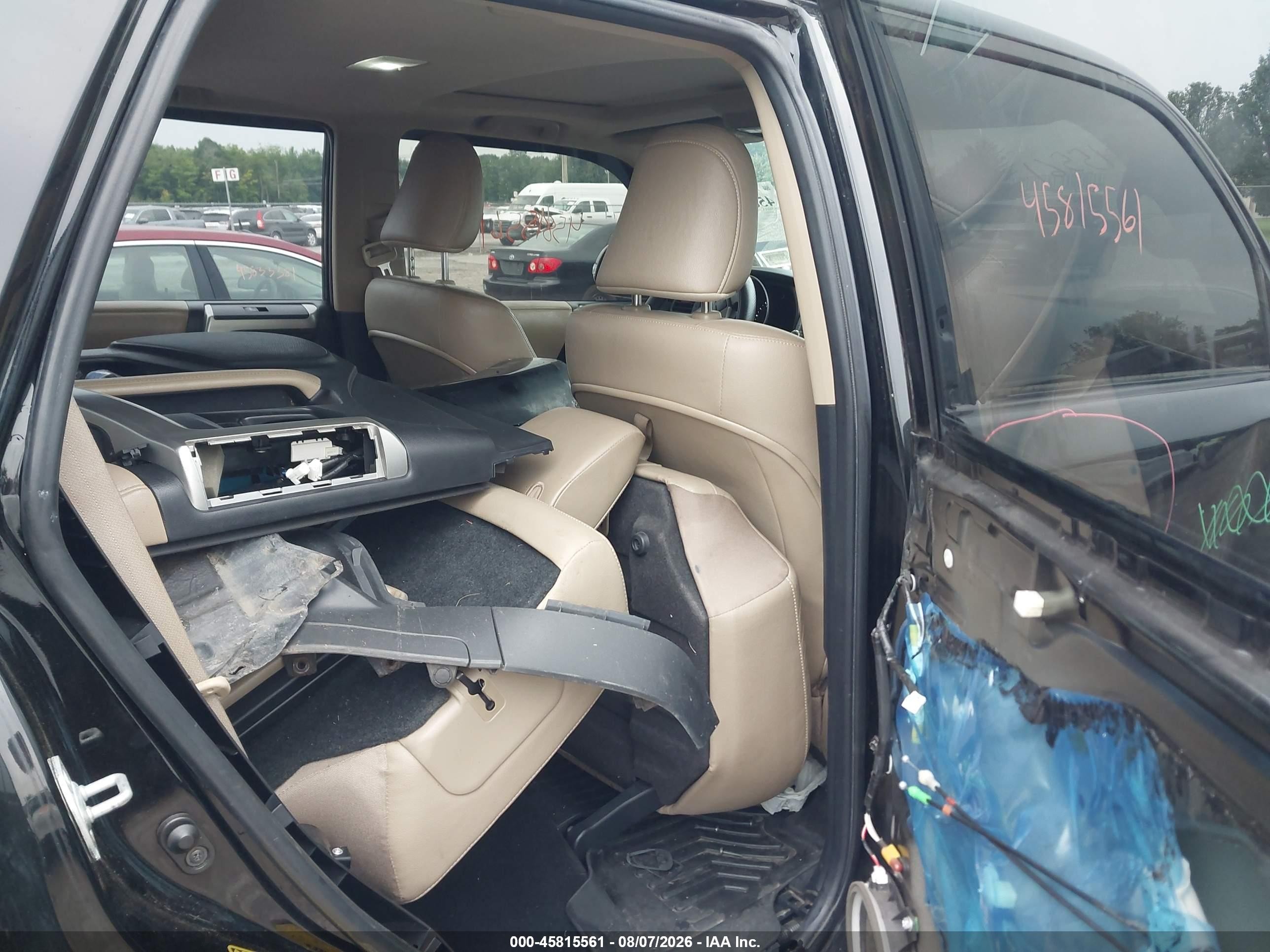 2013 Toyota 4runner Limited Black vin: JTEBU5JR0D5130033