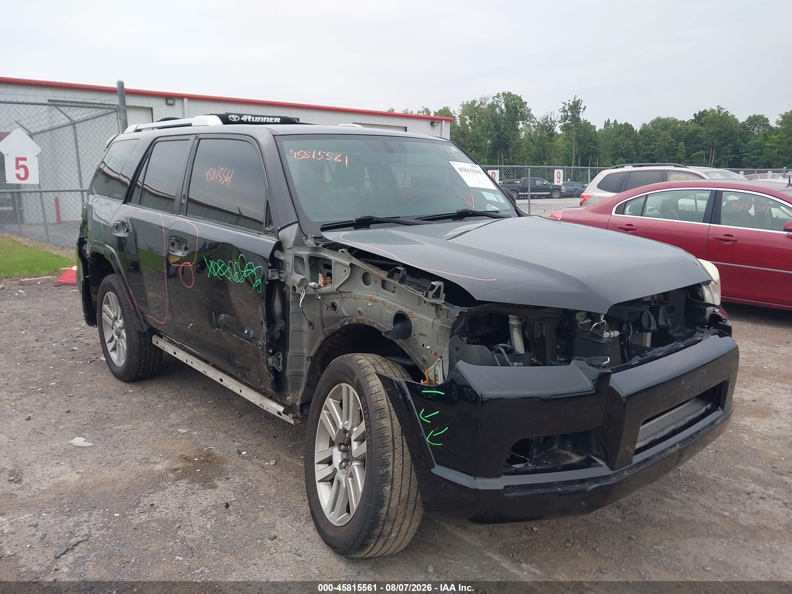 2013 Toyota 4runner Limited Black vin: JTEBU5JR0D5130033