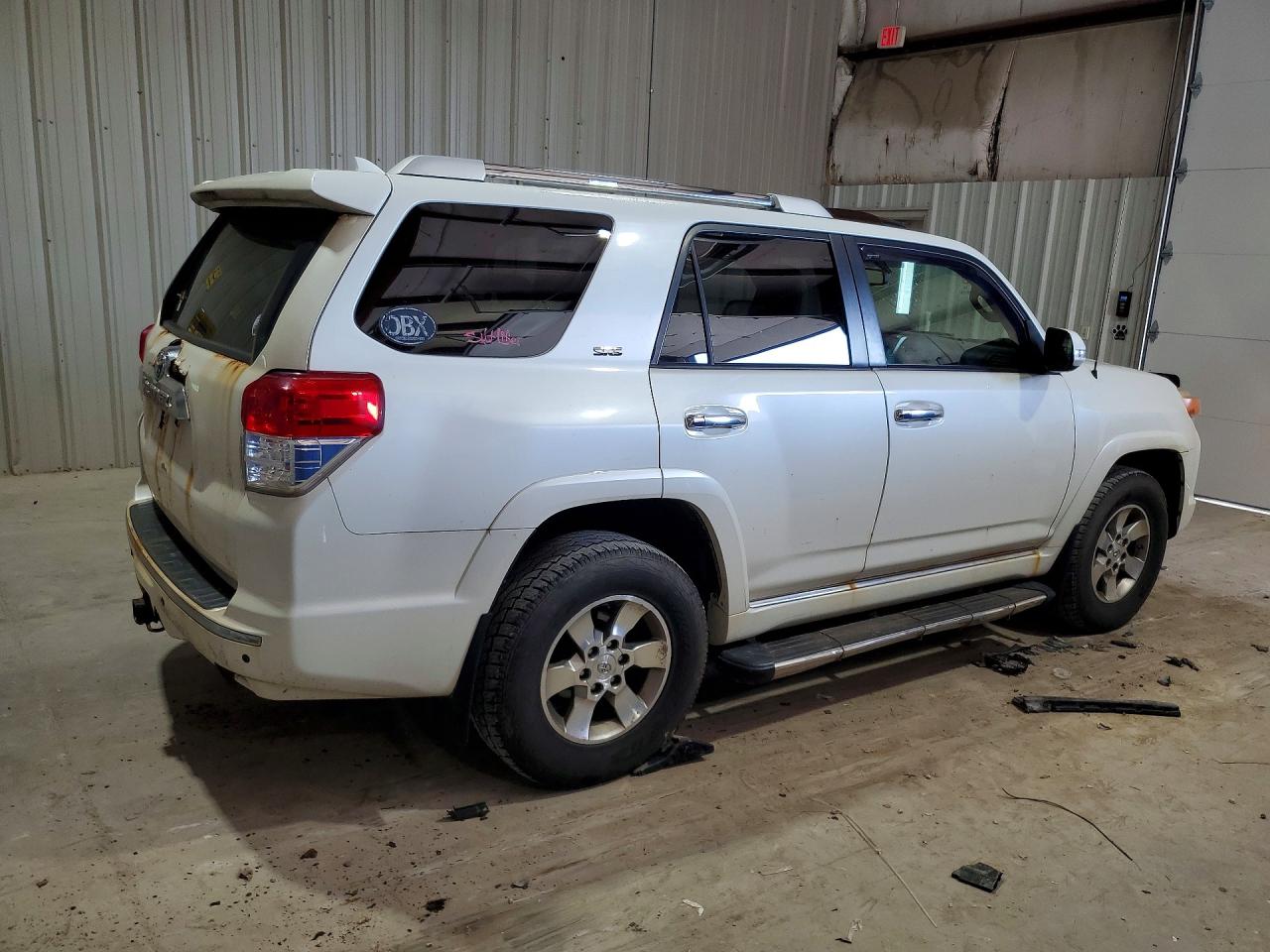 2013 Toyota 4runner Sr5 White vin: JTEBU5JR0D5136009