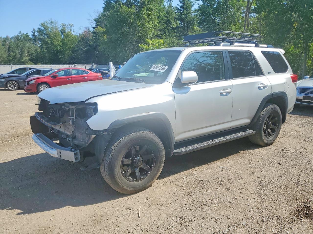 2013 Toyota 4runner Sr5 Silver vin: JTEBU5JR0D5146362