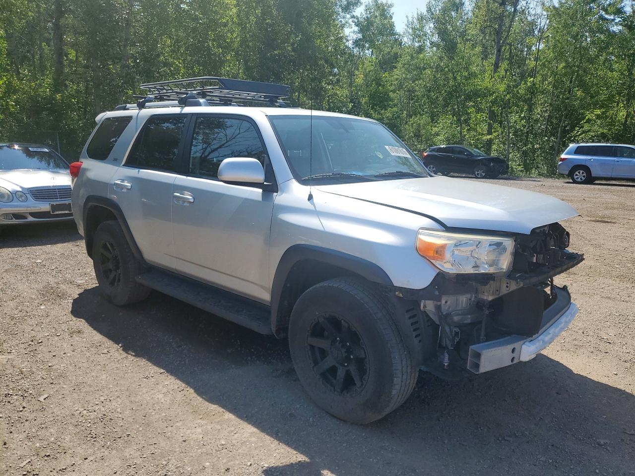 2013 Toyota 4runner Sr5 Silver vin: JTEBU5JR0D5146362