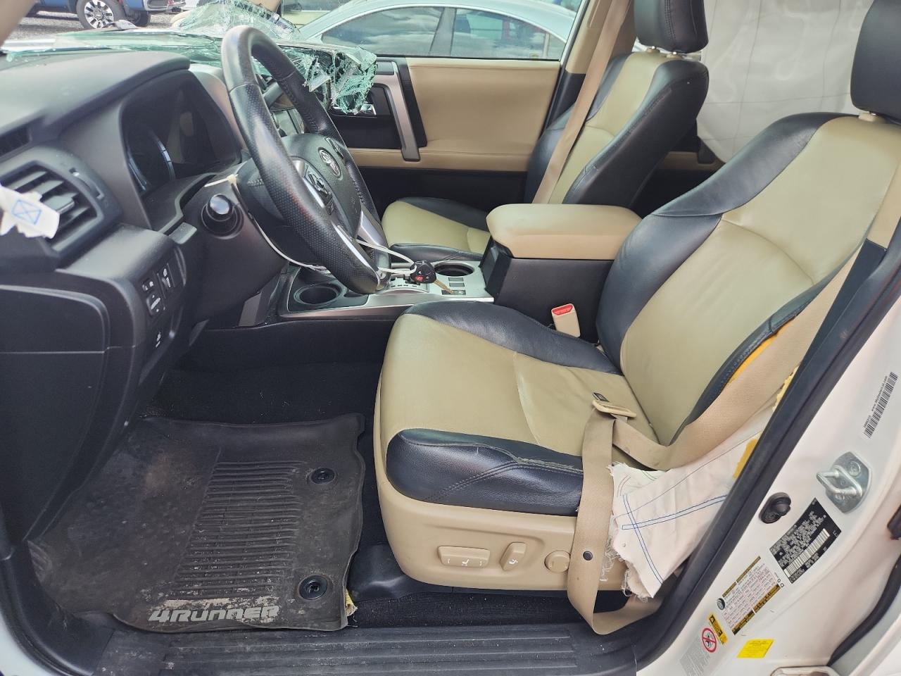 2014 Toyota 4runner Sr5 Белый vin: JTEBU5JR0E5164944