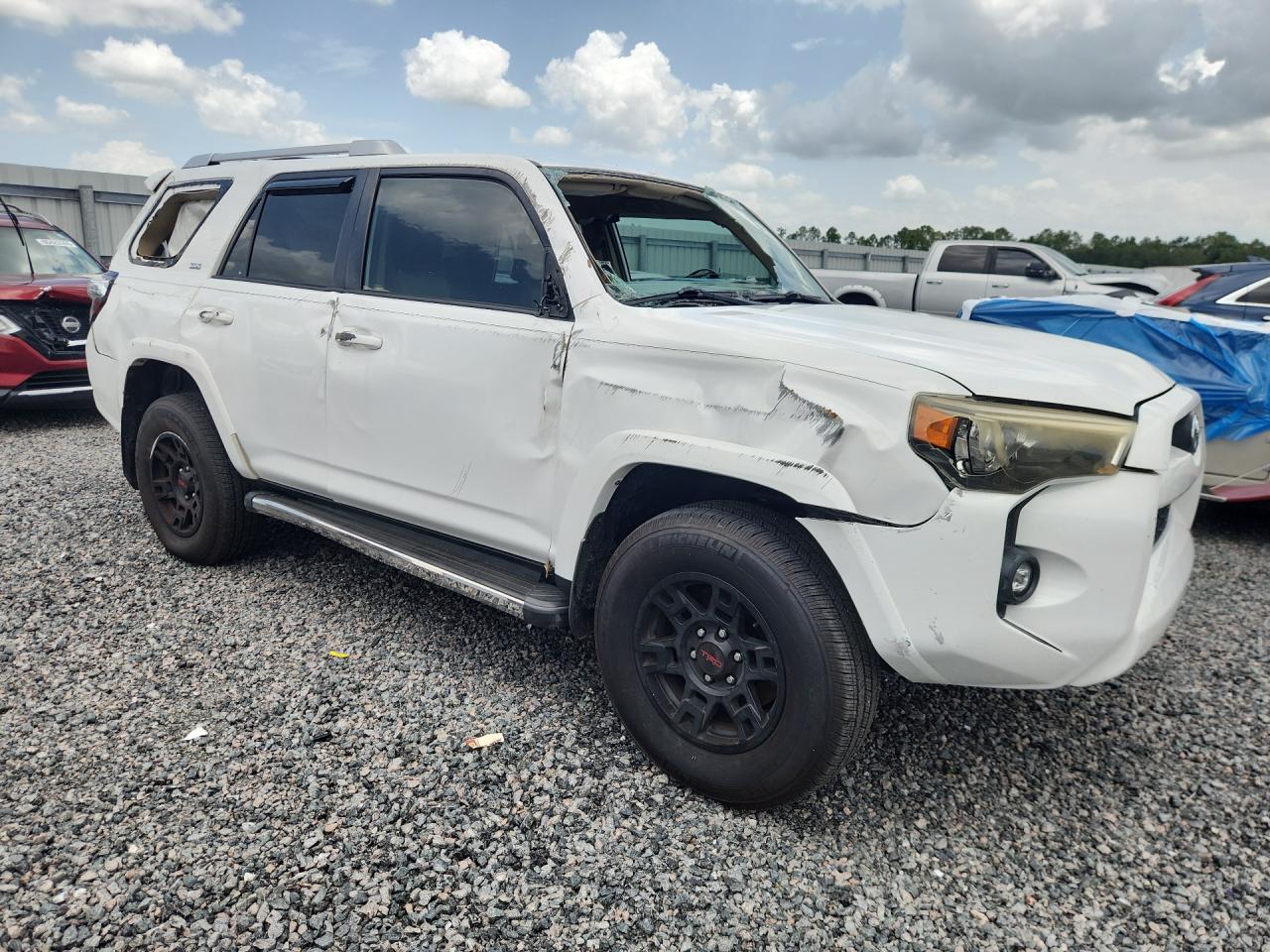 2014 Toyota 4runner Sr5 Белый vin: JTEBU5JR0E5164944