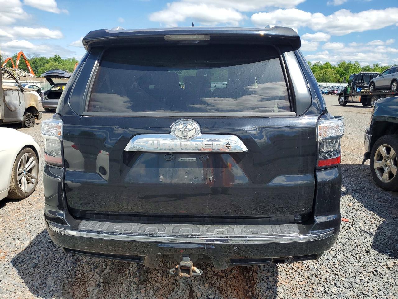 2015 Toyota 4runner Limited Black vin: JTEBU5JR0F5223346