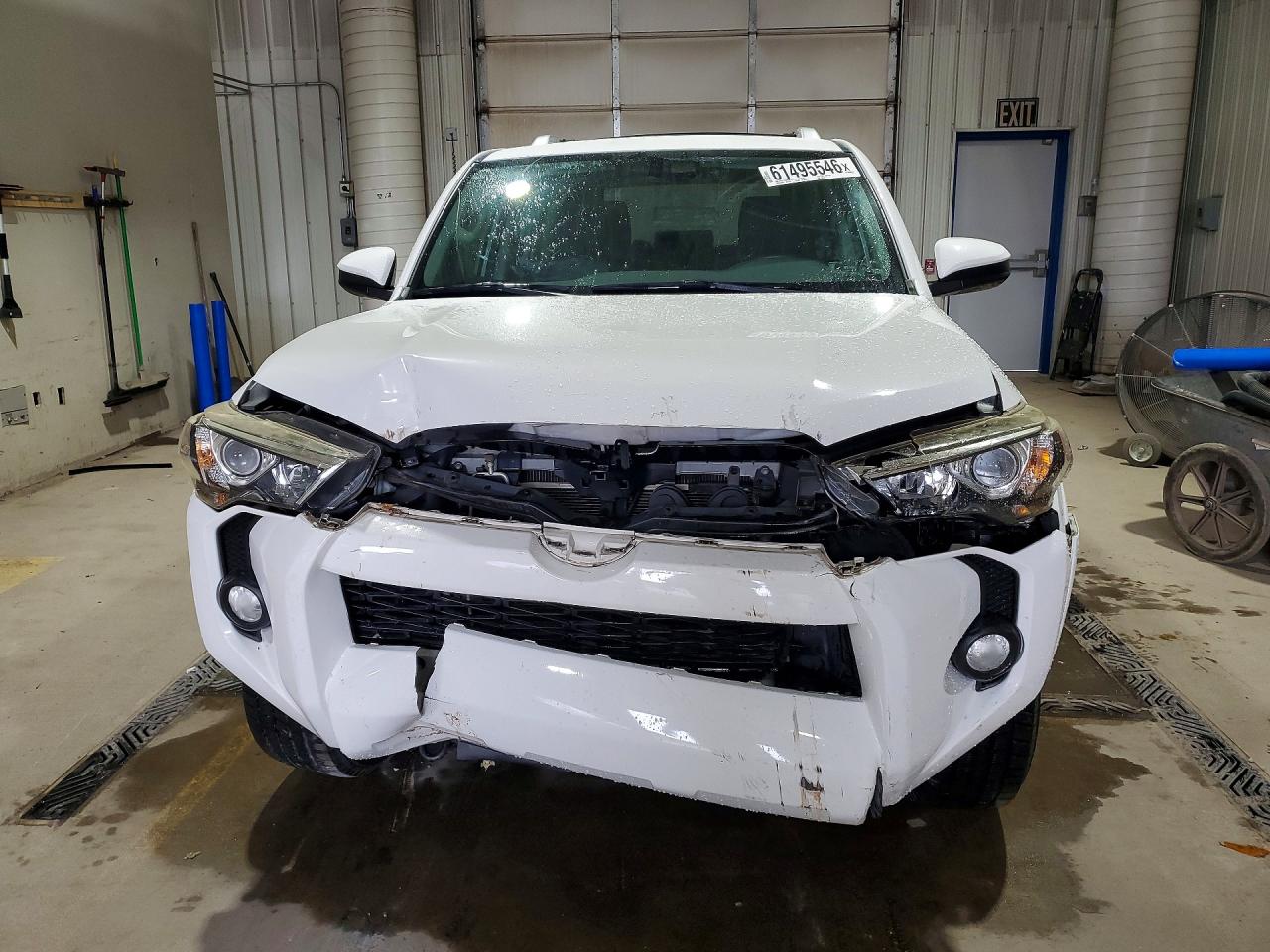 2015 Toyota 4runner Sr5 White vin: JTEBU5JR0F5252409