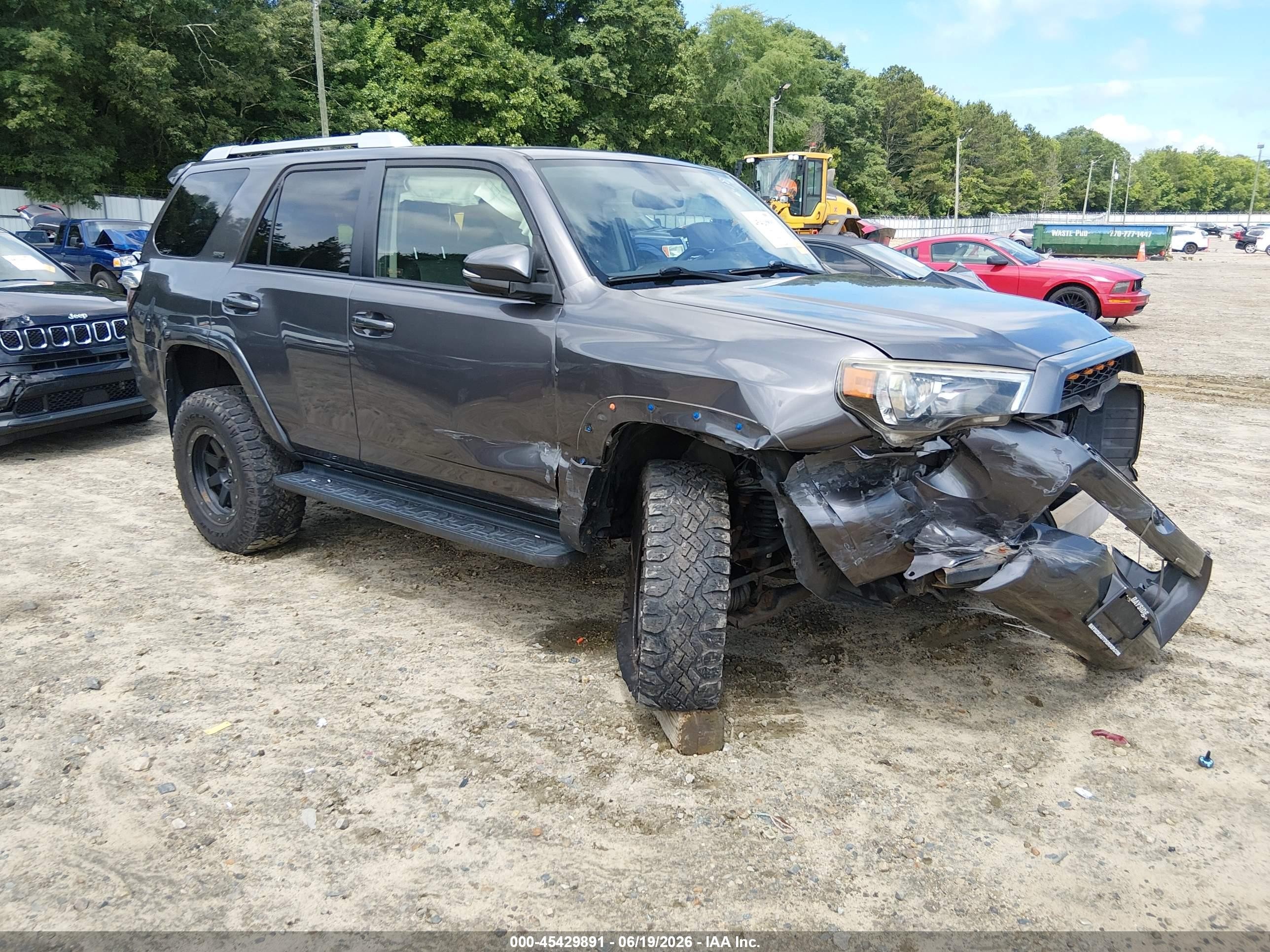 2015 Toyota 4runner Sr5 Premium Gray vin: JTEBU5JR0F5262017