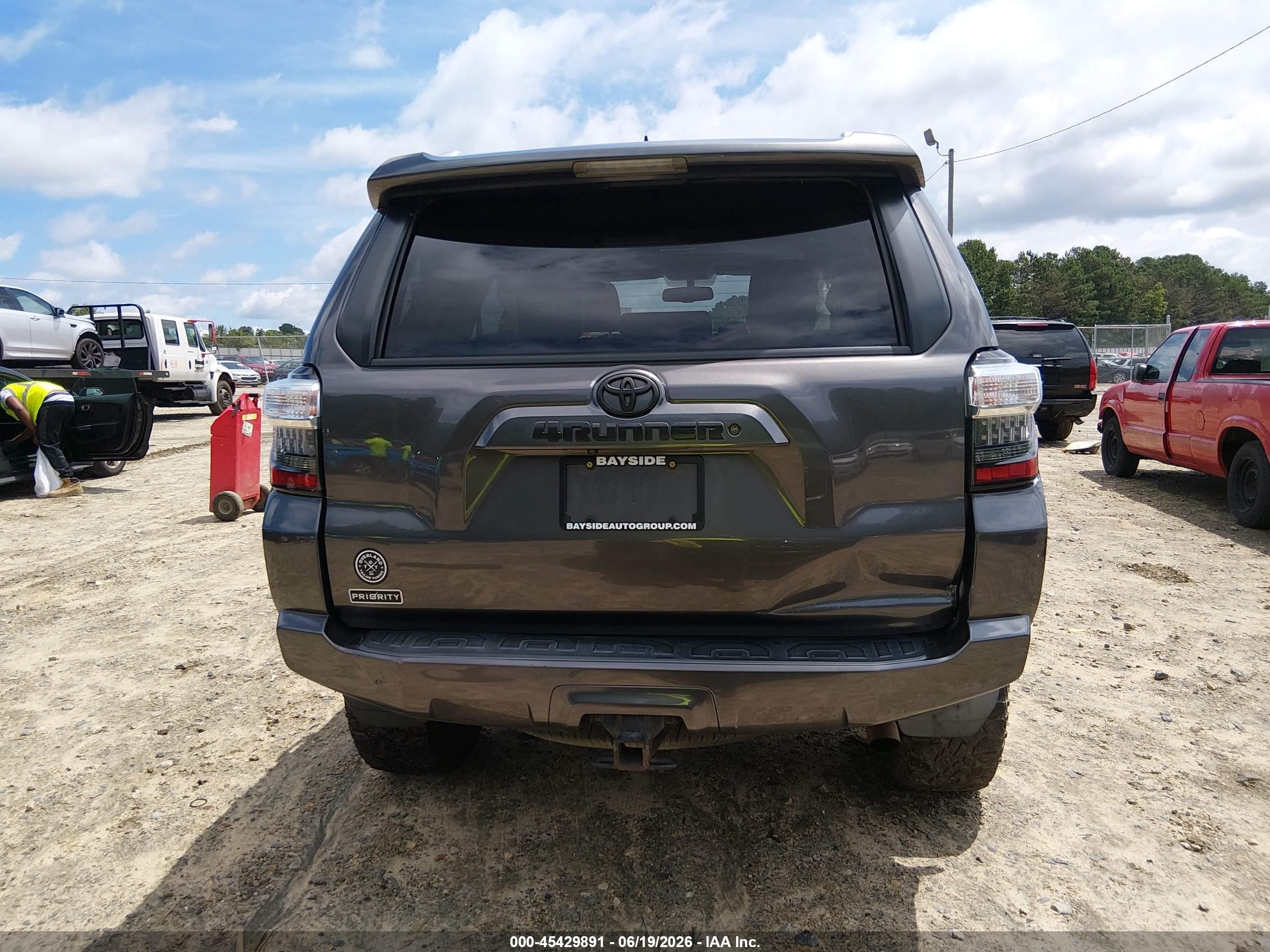 2015 Toyota 4runner Sr5 Premium Gray vin: JTEBU5JR0F5262017