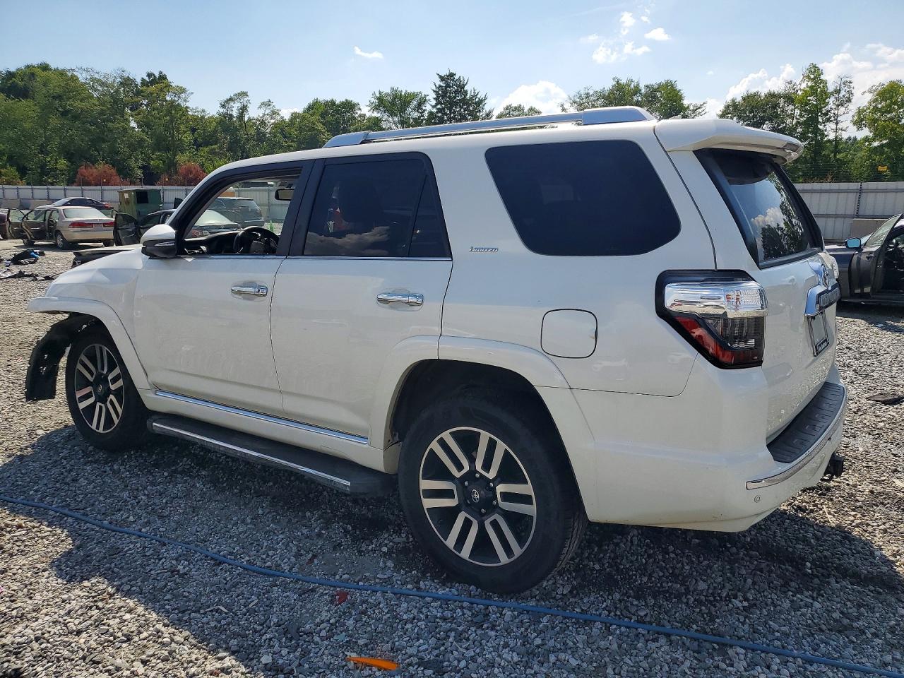 2015 Toyota 4runner Limited White vin: JTEBU5JR0F5263815