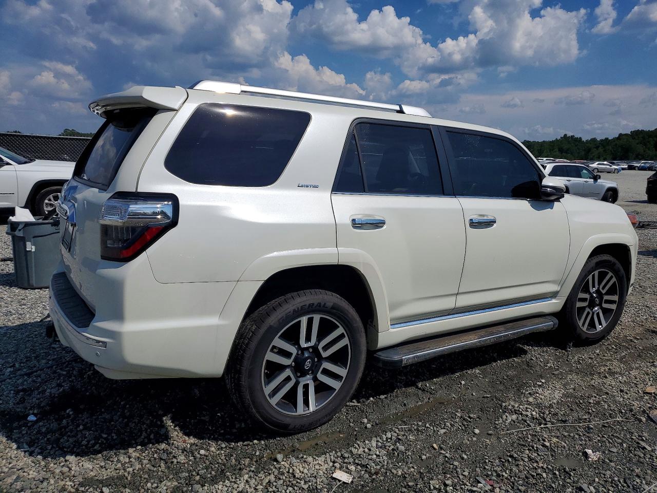2015 Toyota 4runner Limited White vin: JTEBU5JR0F5263815