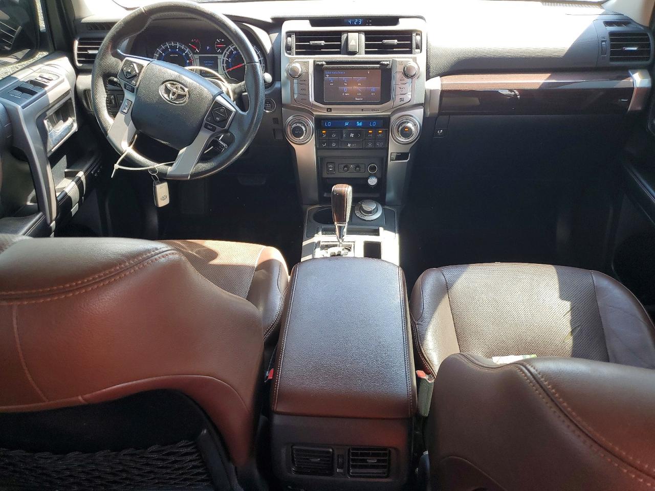 2015 Toyota 4runner Limited White vin: JTEBU5JR0F5263815