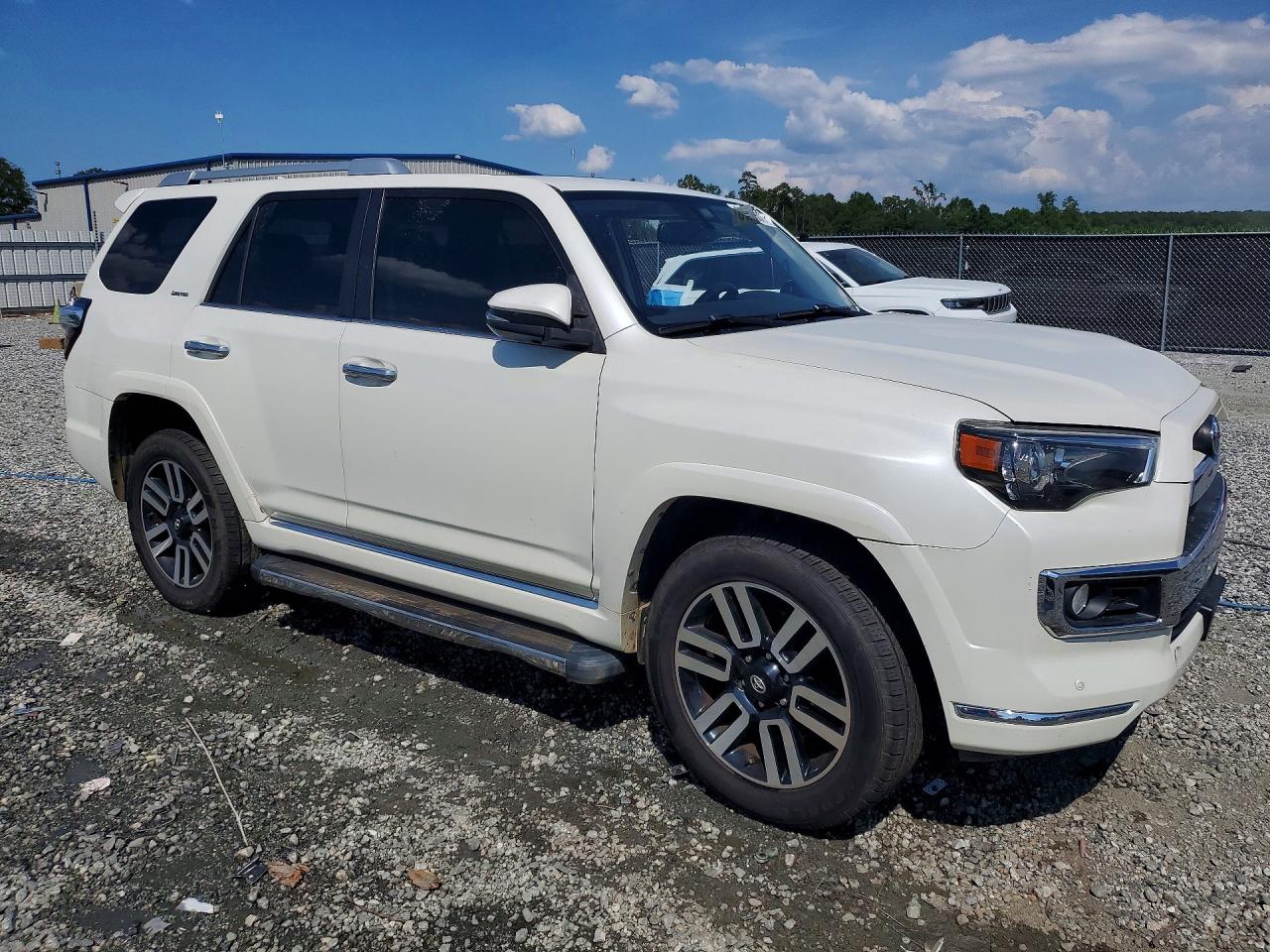 2015 Toyota 4runner Limited White vin: JTEBU5JR0F5263815
