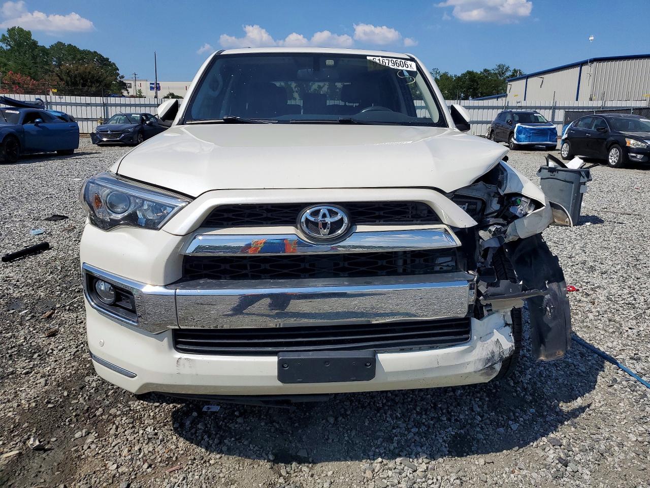 2015 Toyota 4runner Limited White vin: JTEBU5JR0F5263815