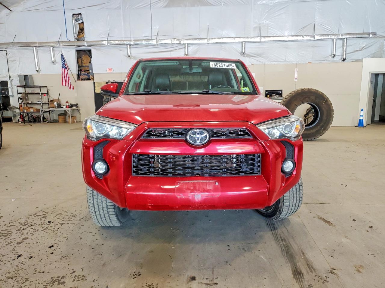 2015 Toyota 4runner Sr5 Premium Red vin: JTEBU5JR0F5270862