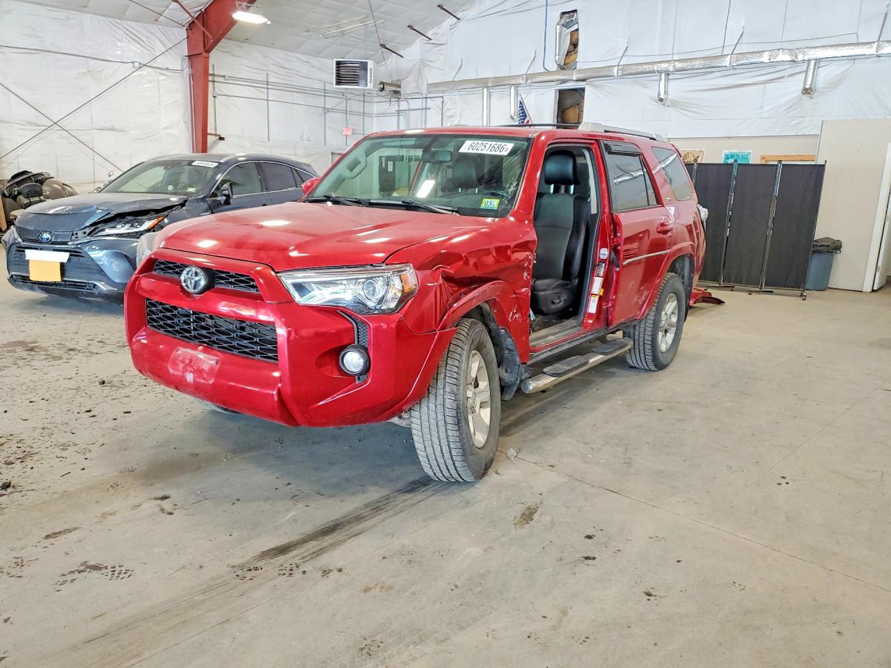 2015 Toyota 4runner Sr5 Premium Red vin: JTEBU5JR0F5270862