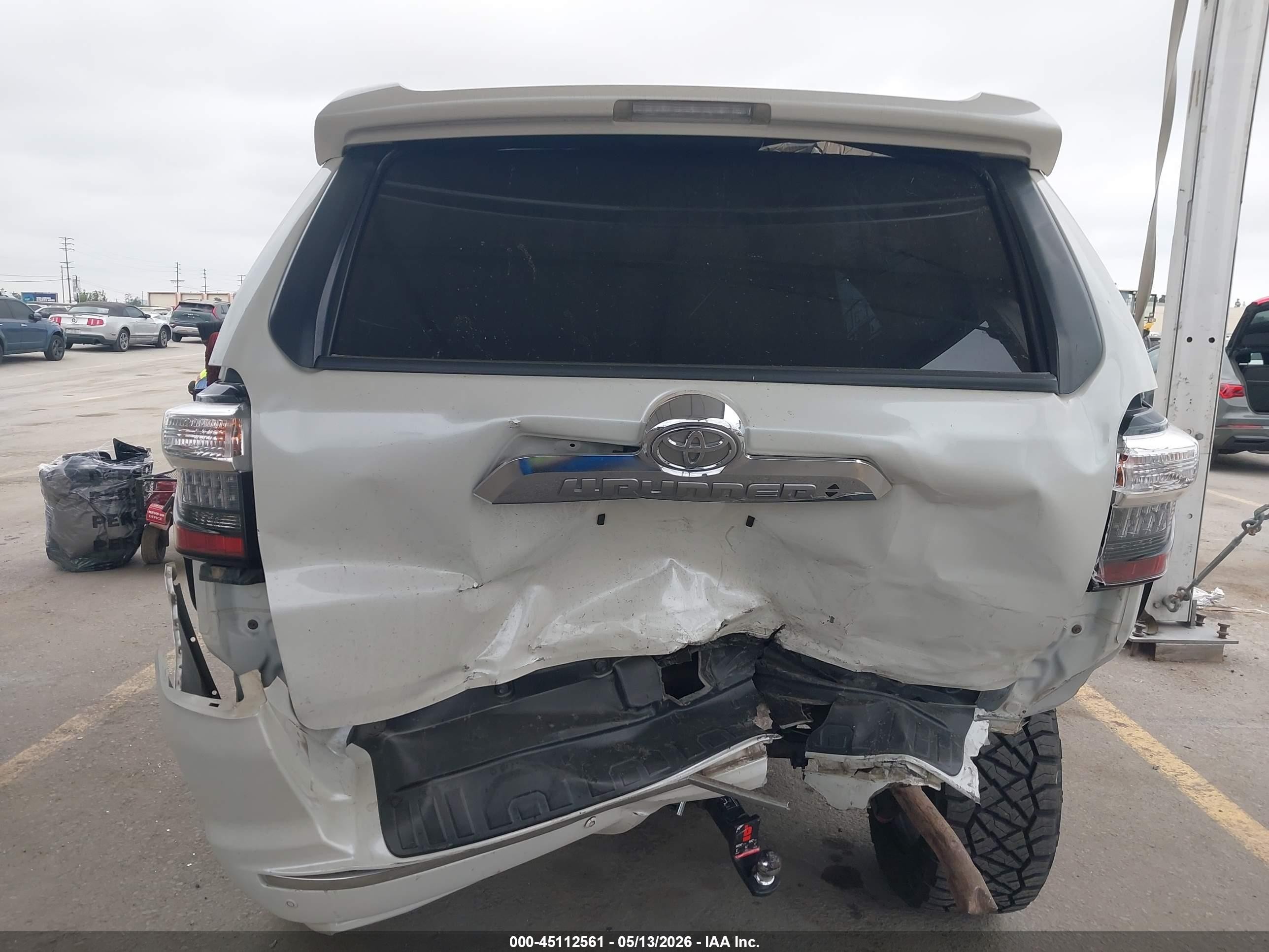 2015 Toyota 4runner Limited White vin: JTEBU5JR0F5275866