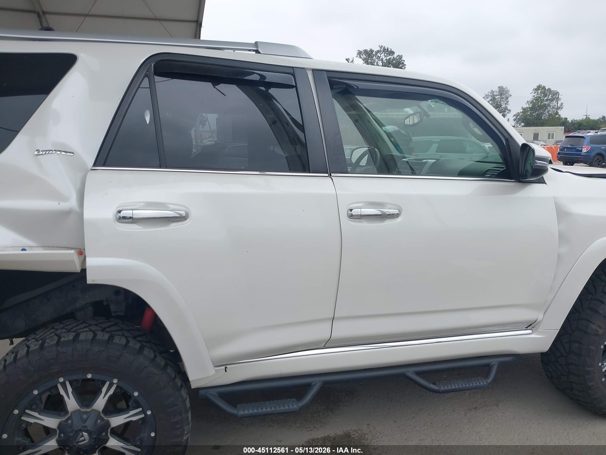 2015 Toyota 4runner Limited White vin: JTEBU5JR0F5275866