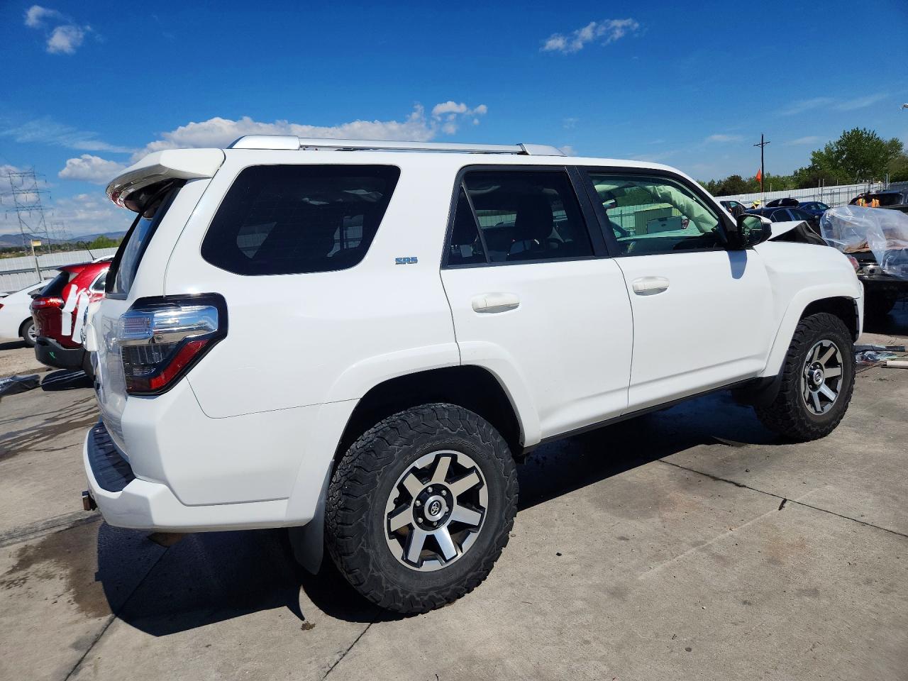 2016 Toyota 4runner Sr5 White vin: JTEBU5JR0G5383969