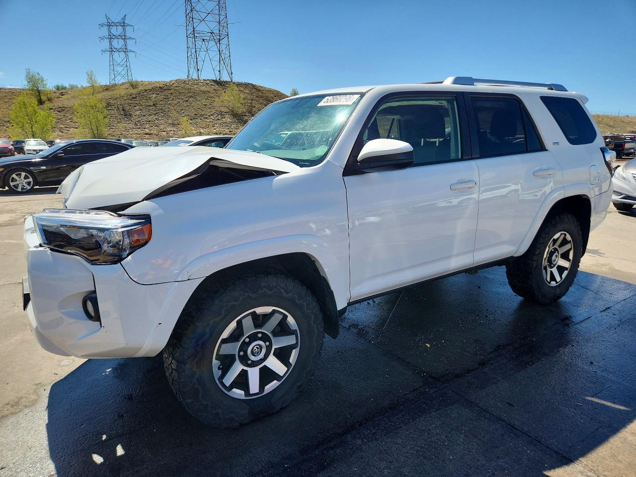 2016 Toyota 4runner Sr5 White vin: JTEBU5JR0G5383969