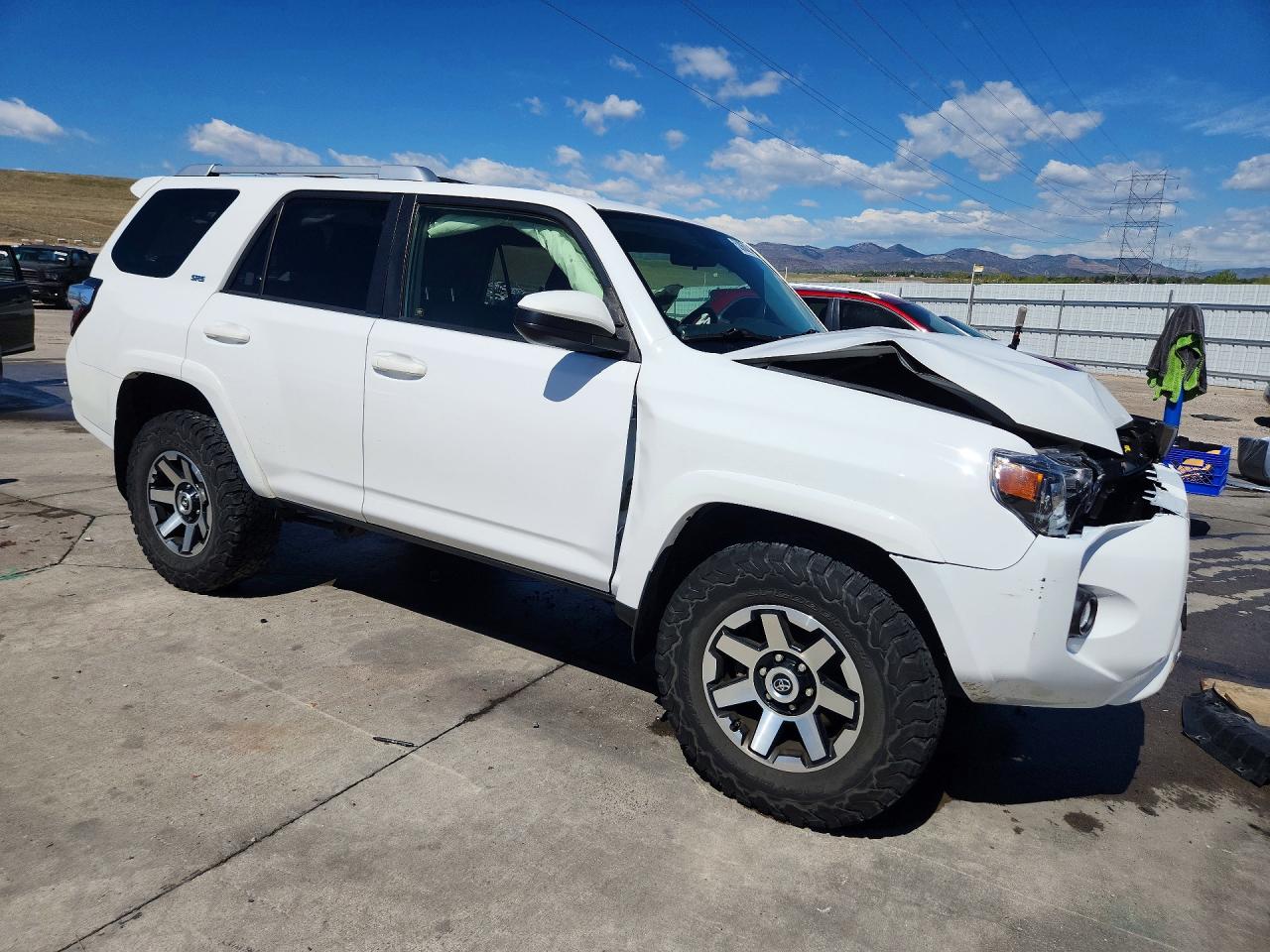 2016 Toyota 4runner Sr5 White vin: JTEBU5JR0G5383969