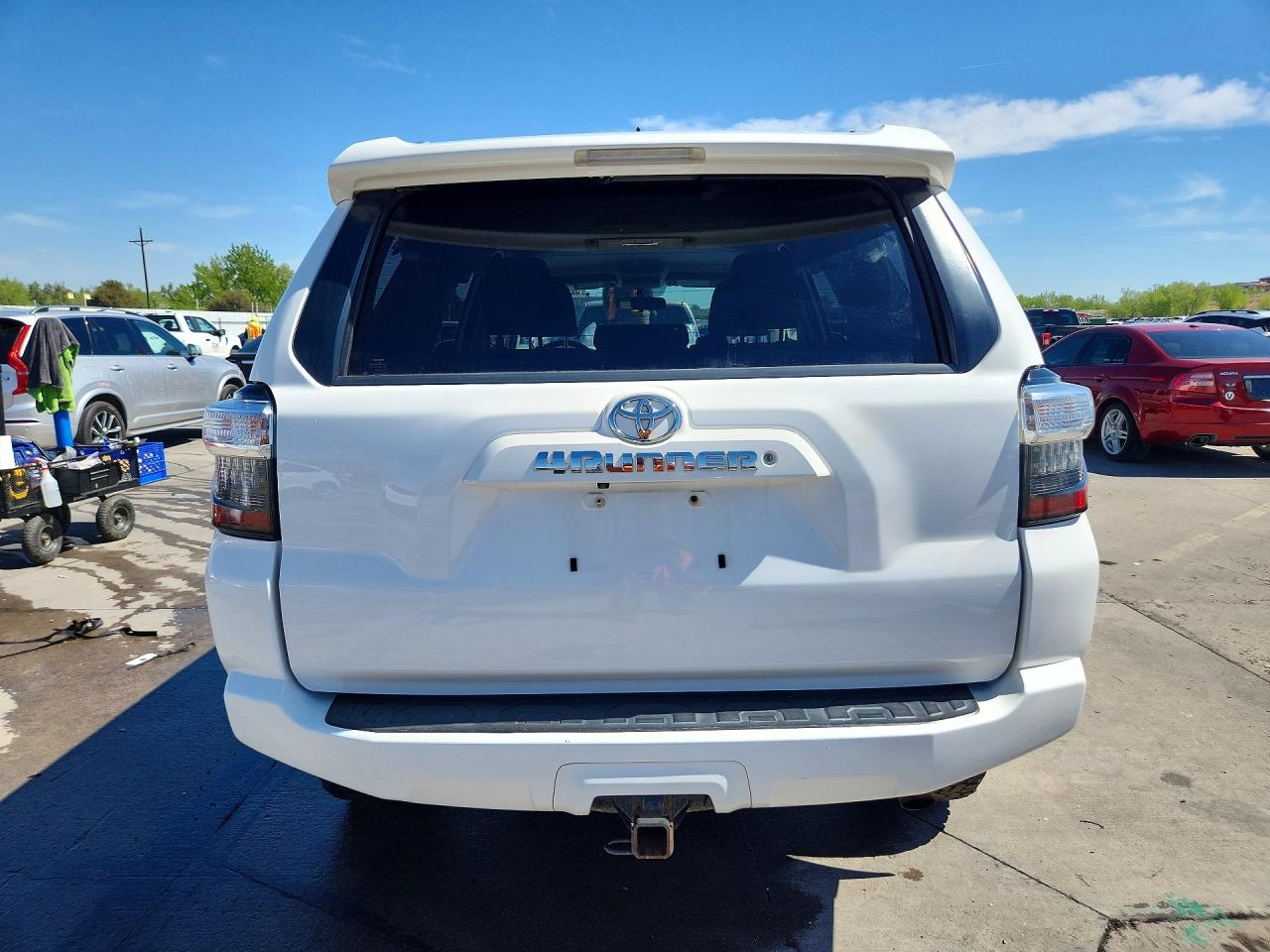 2016 Toyota 4runner Sr5 White vin: JTEBU5JR0G5383969