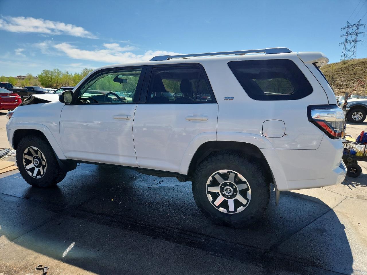 2016 Toyota 4runner Sr5 White vin: JTEBU5JR0G5383969