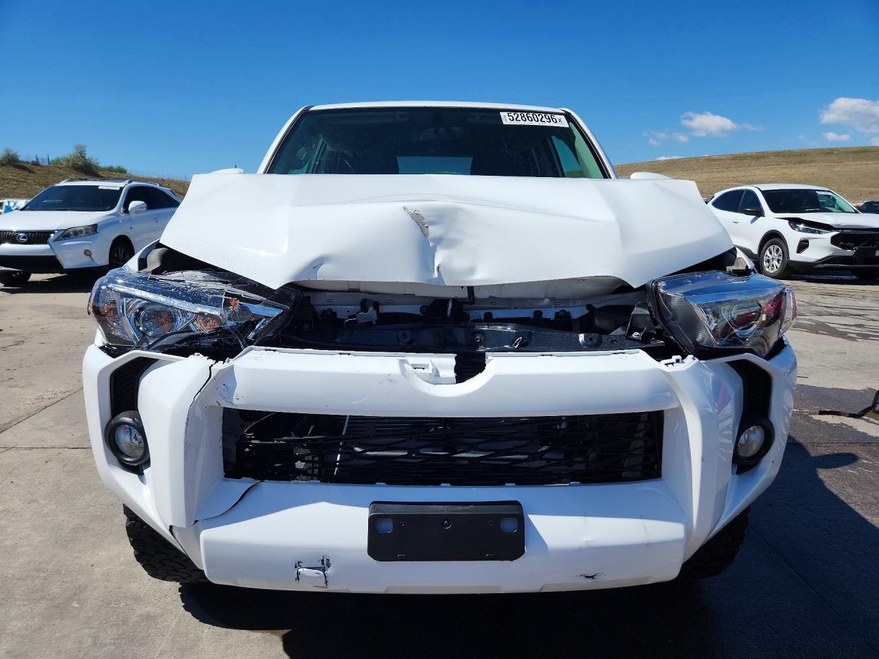 2016 Toyota 4runner Sr5 White vin: JTEBU5JR0G5383969