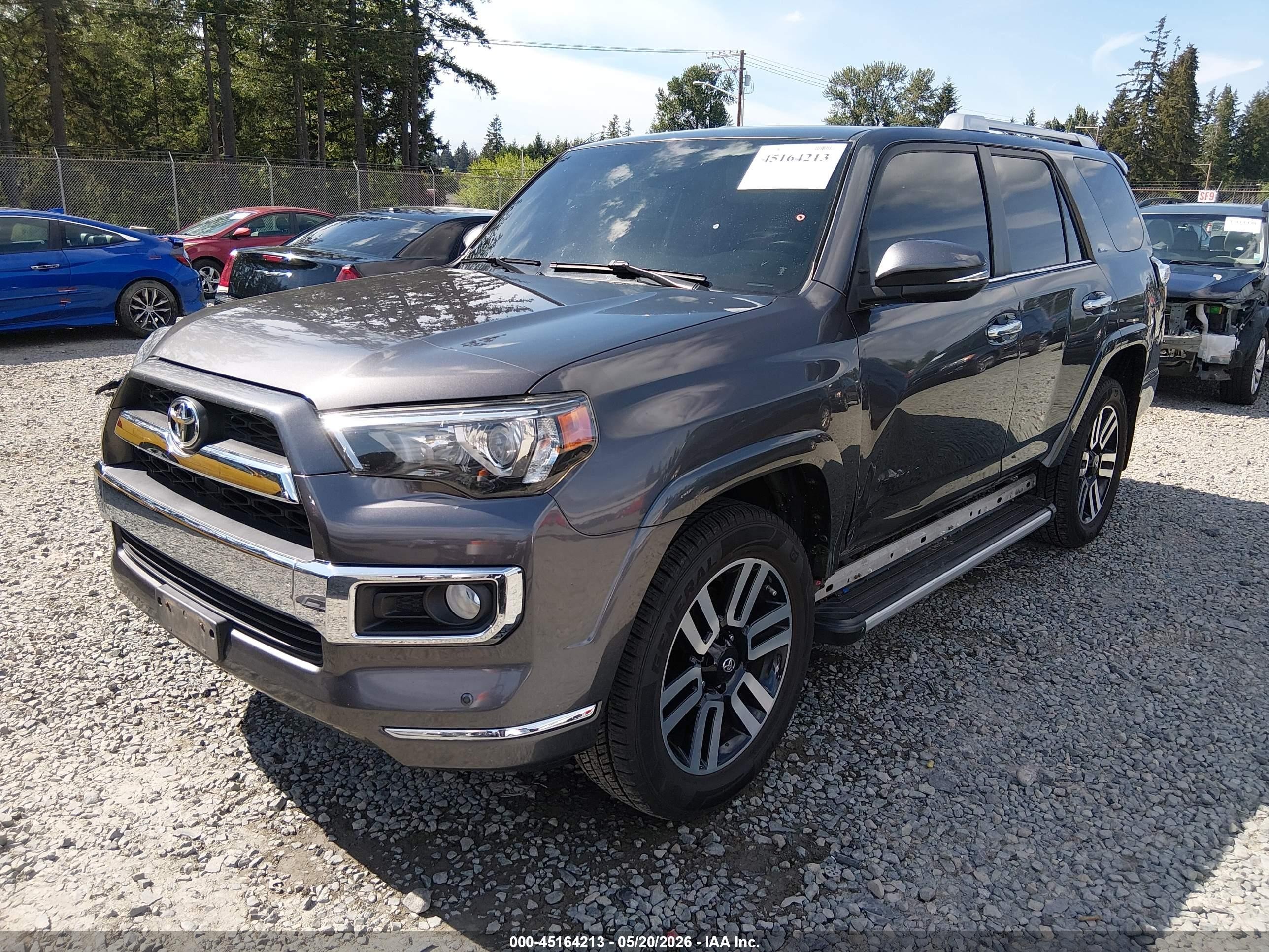 2018 Toyota 4runner Sr5 Серый vin: JTEBU5JR0J5505429