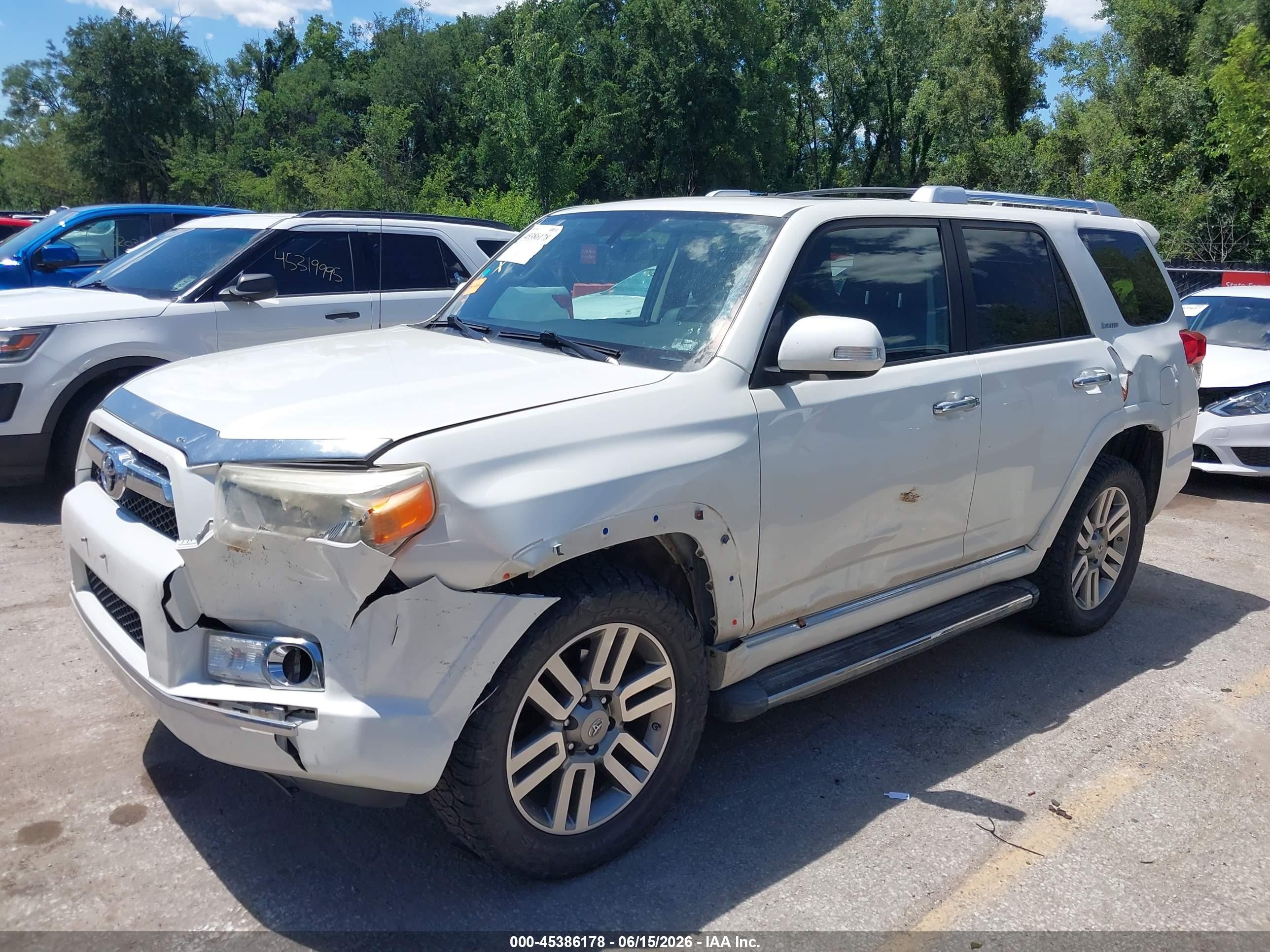 2011 Toyota 4runner Limited V6 White vin: JTEBU5JR1B5045876