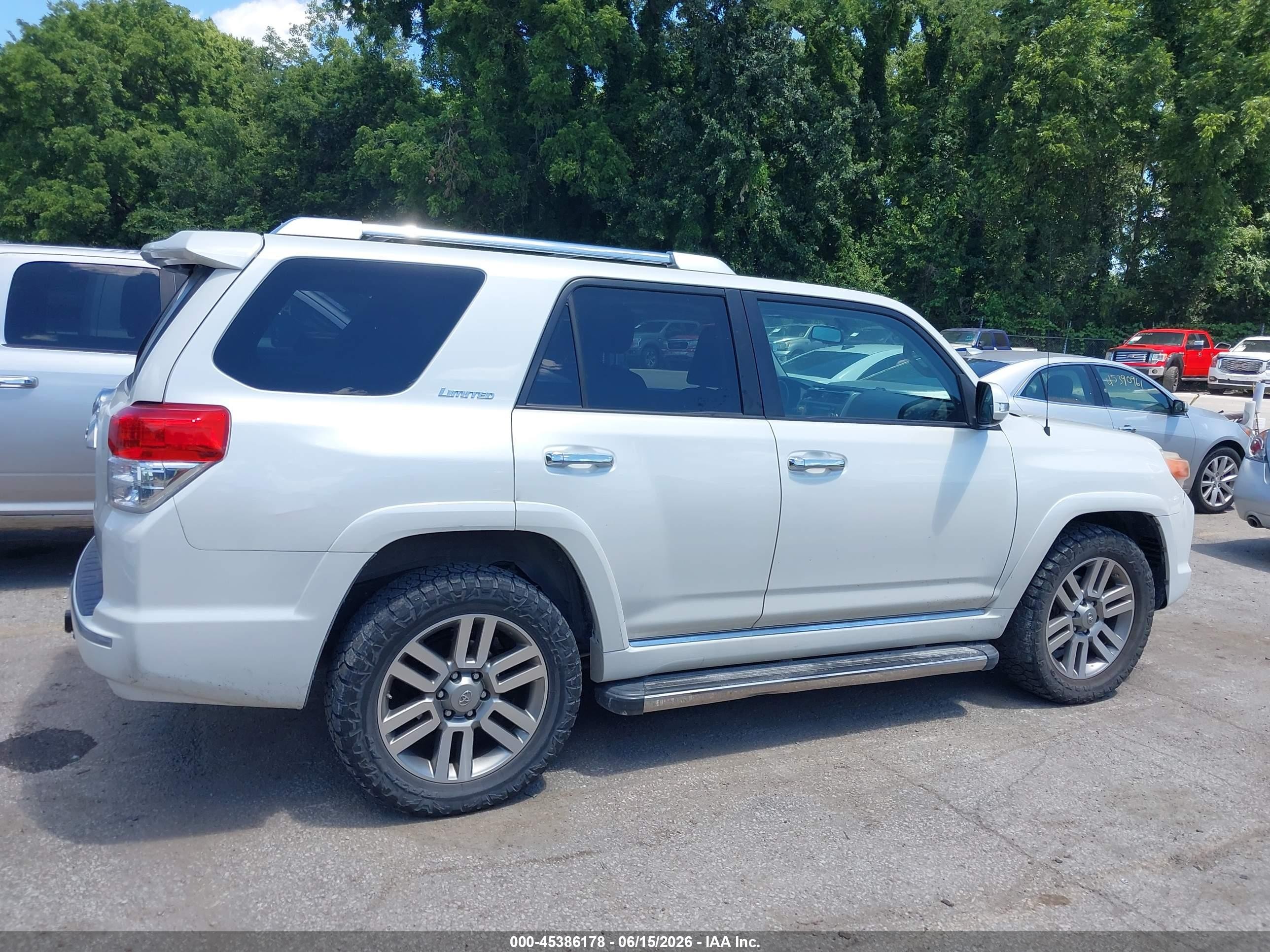 2011 Toyota 4runner Limited V6 White vin: JTEBU5JR1B5045876