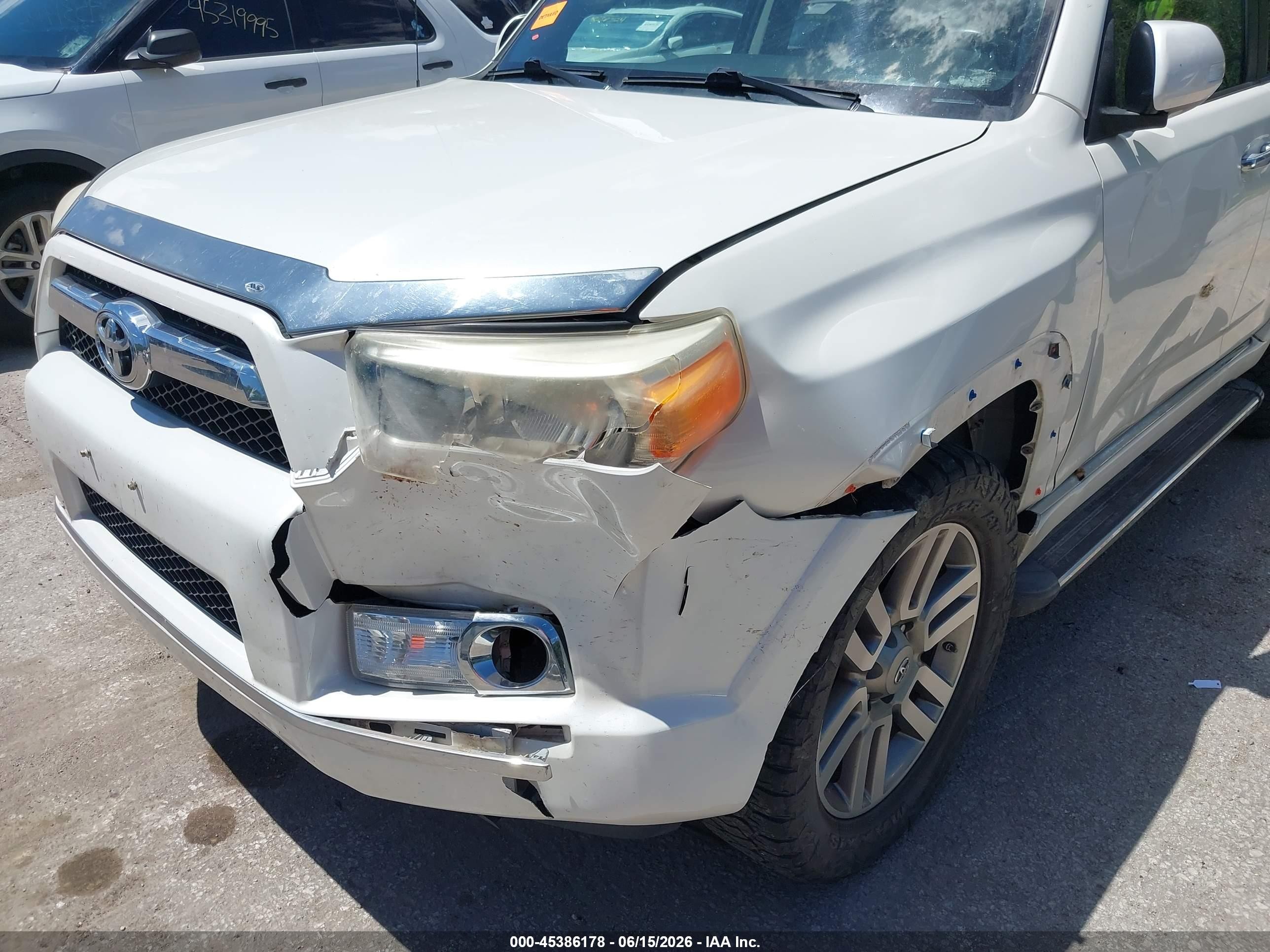 2011 Toyota 4runner Limited V6 White vin: JTEBU5JR1B5045876