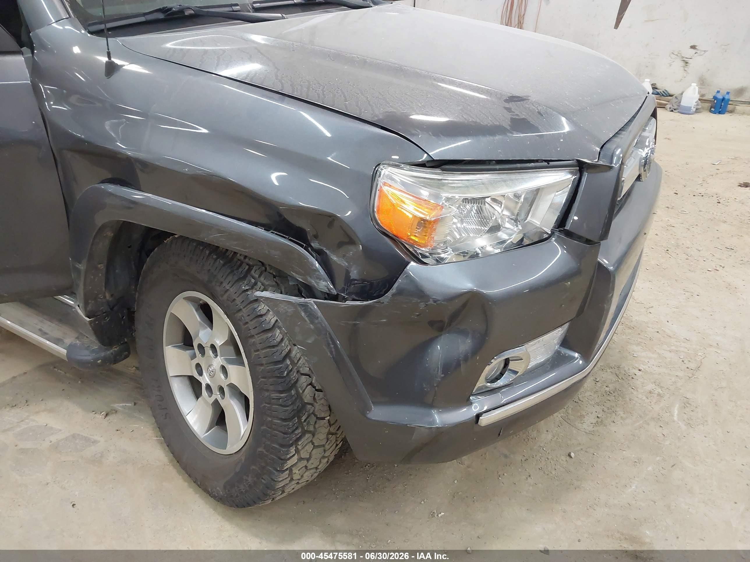 2011 Toyota 4runner Sr5 V6 Gray vin: JTEBU5JR1B5055811