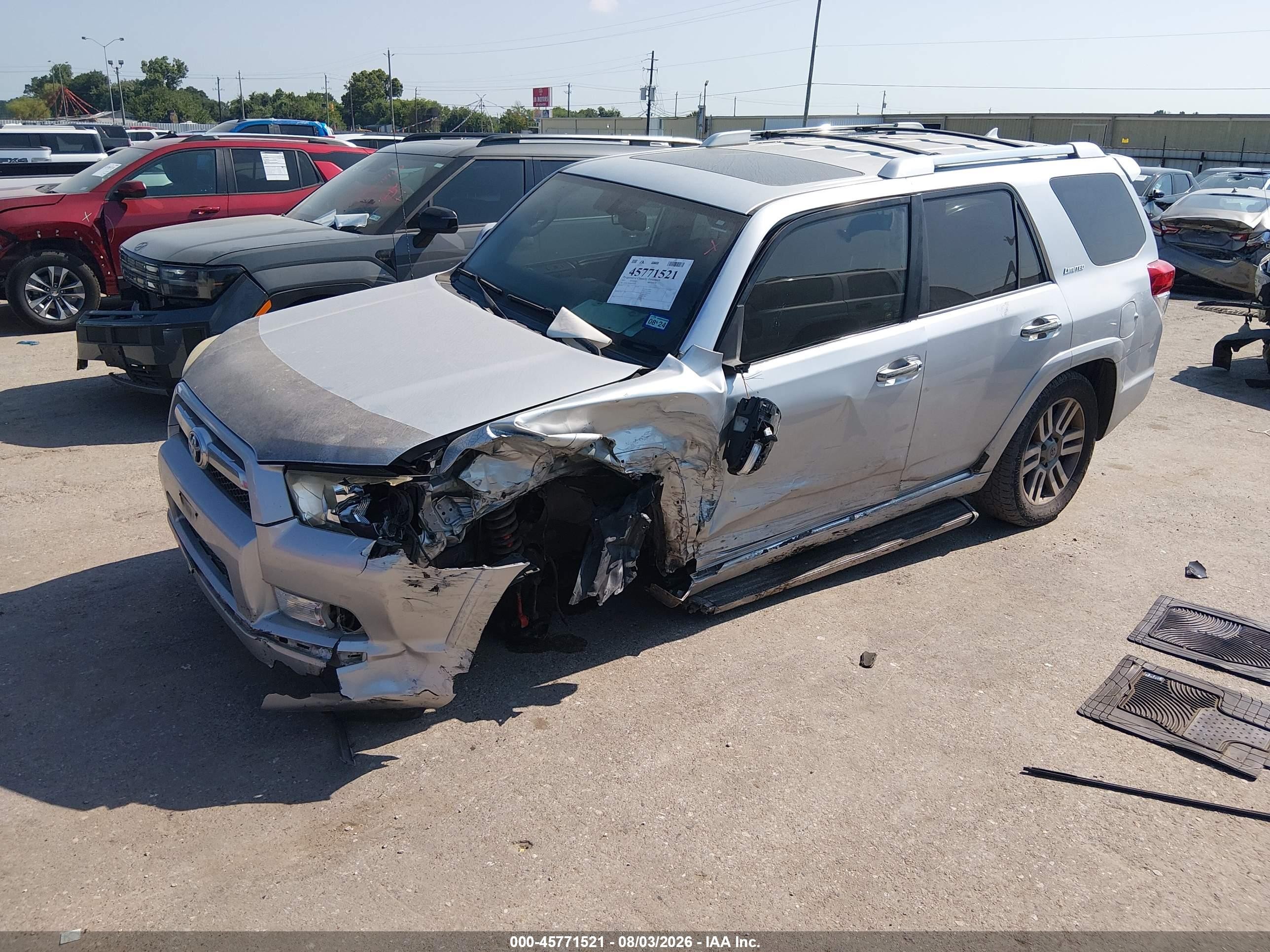 2011 Toyota 4runner Limited V6 Gray vin: JTEBU5JR1B5059549