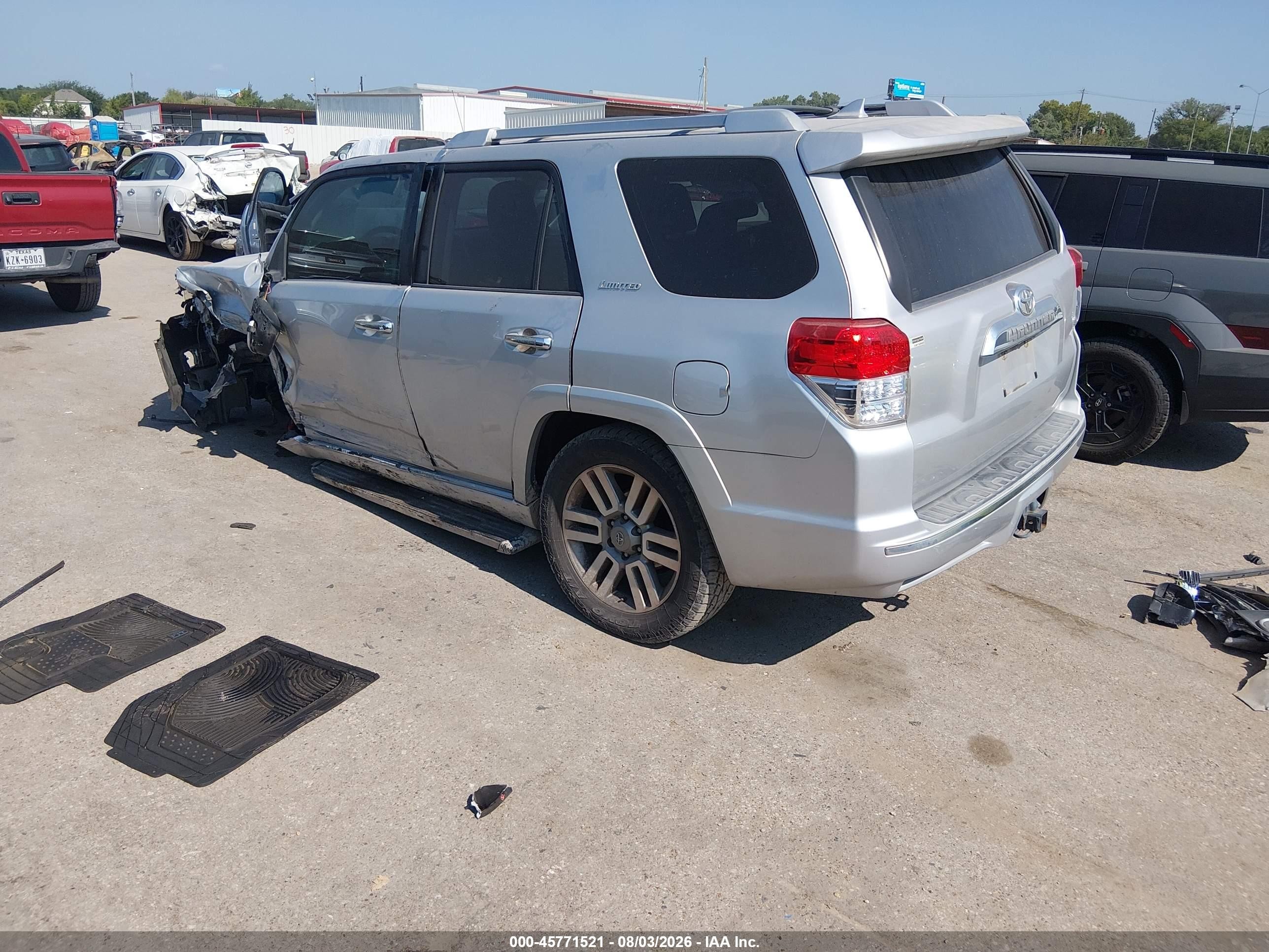 2011 Toyota 4runner Limited V6 Gray vin: JTEBU5JR1B5059549